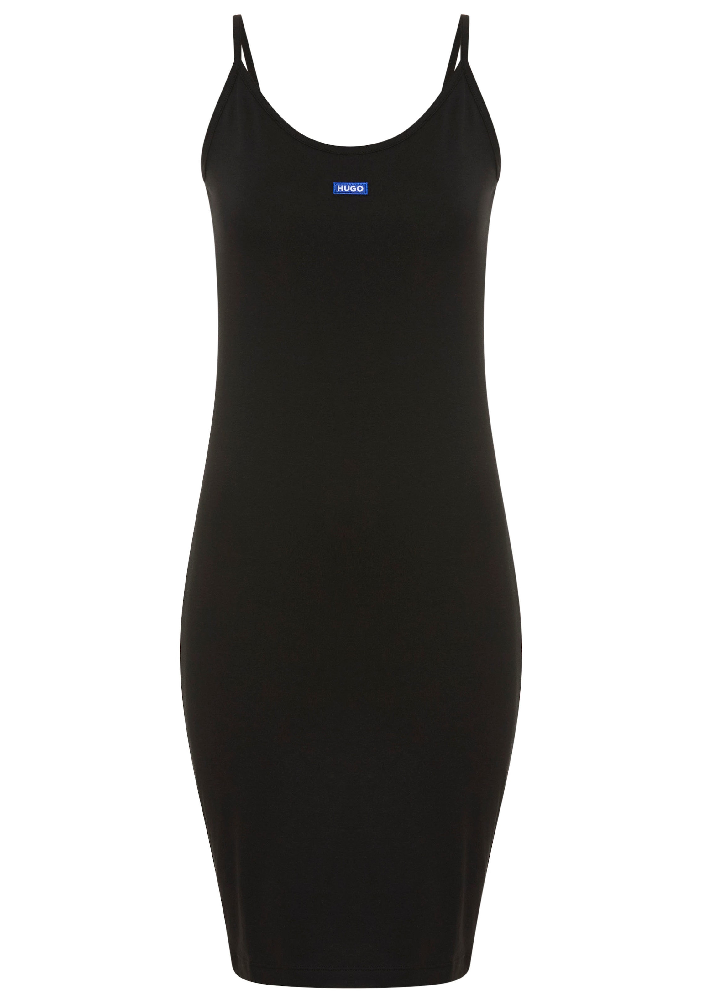 HUGO Blue Spaghettikleid »Narya« in Stretch-Jersey-Qualität, figurbetont