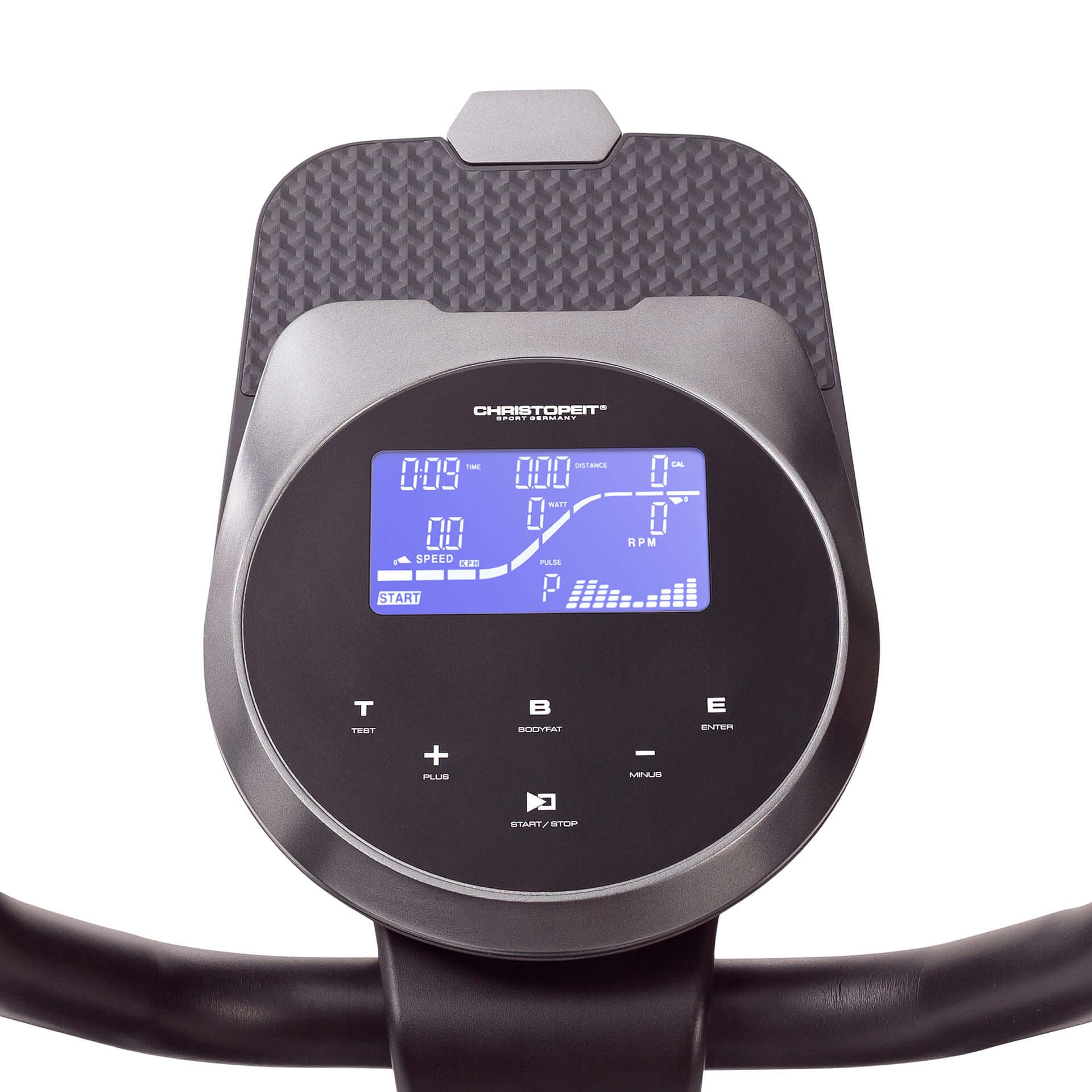 Christopeit Sport® Ergometer »EM 8000« 150 kg max. Benutzergewicht, Fahrrad, 32 Widerstandsstufen