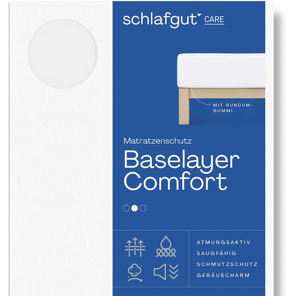 Schlafgut Matratzenauflage »Baselayer Matratzenschutz Comfort«, (1 St.)