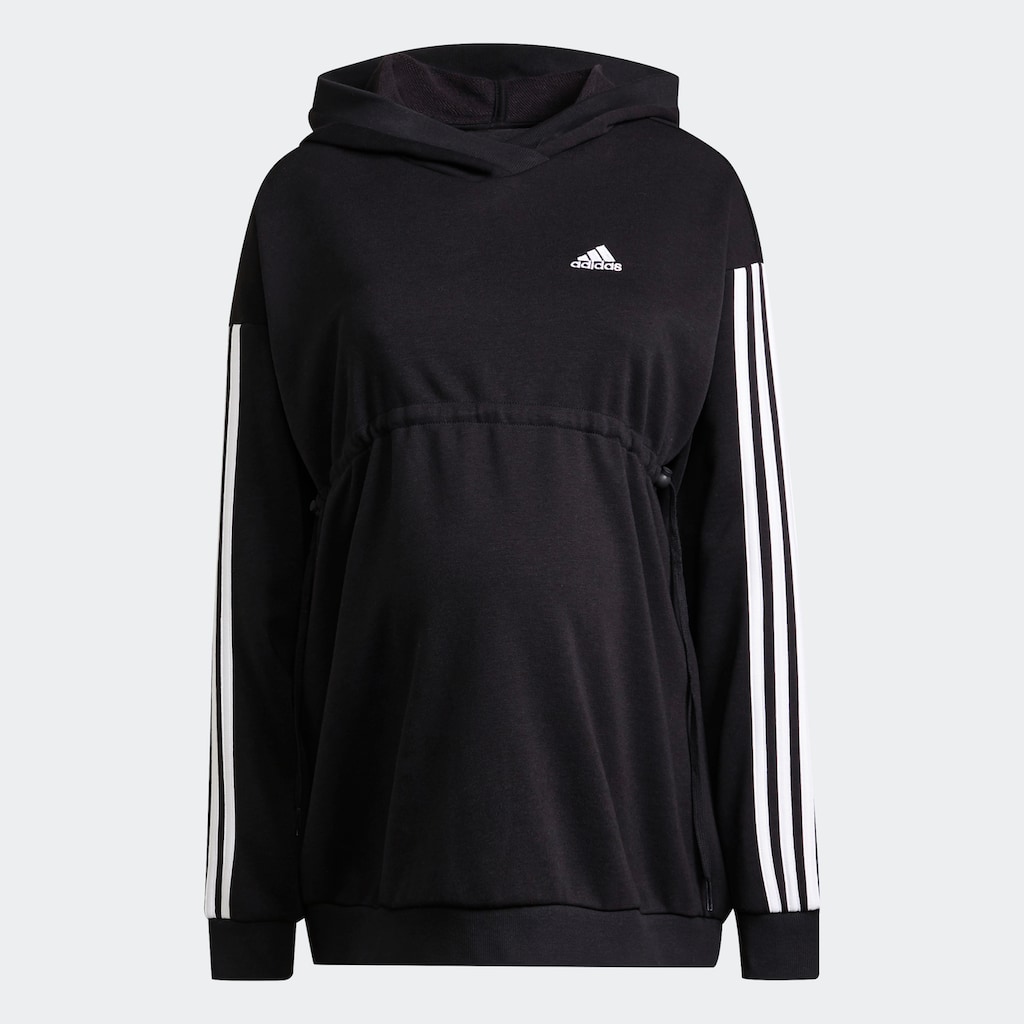 adidas Sportswear Kapuzensweatjacke »ESSENTIALS COTTON 3-STREIFEN HOODIE – UMSTANDSMODE«, (1 tlg.)