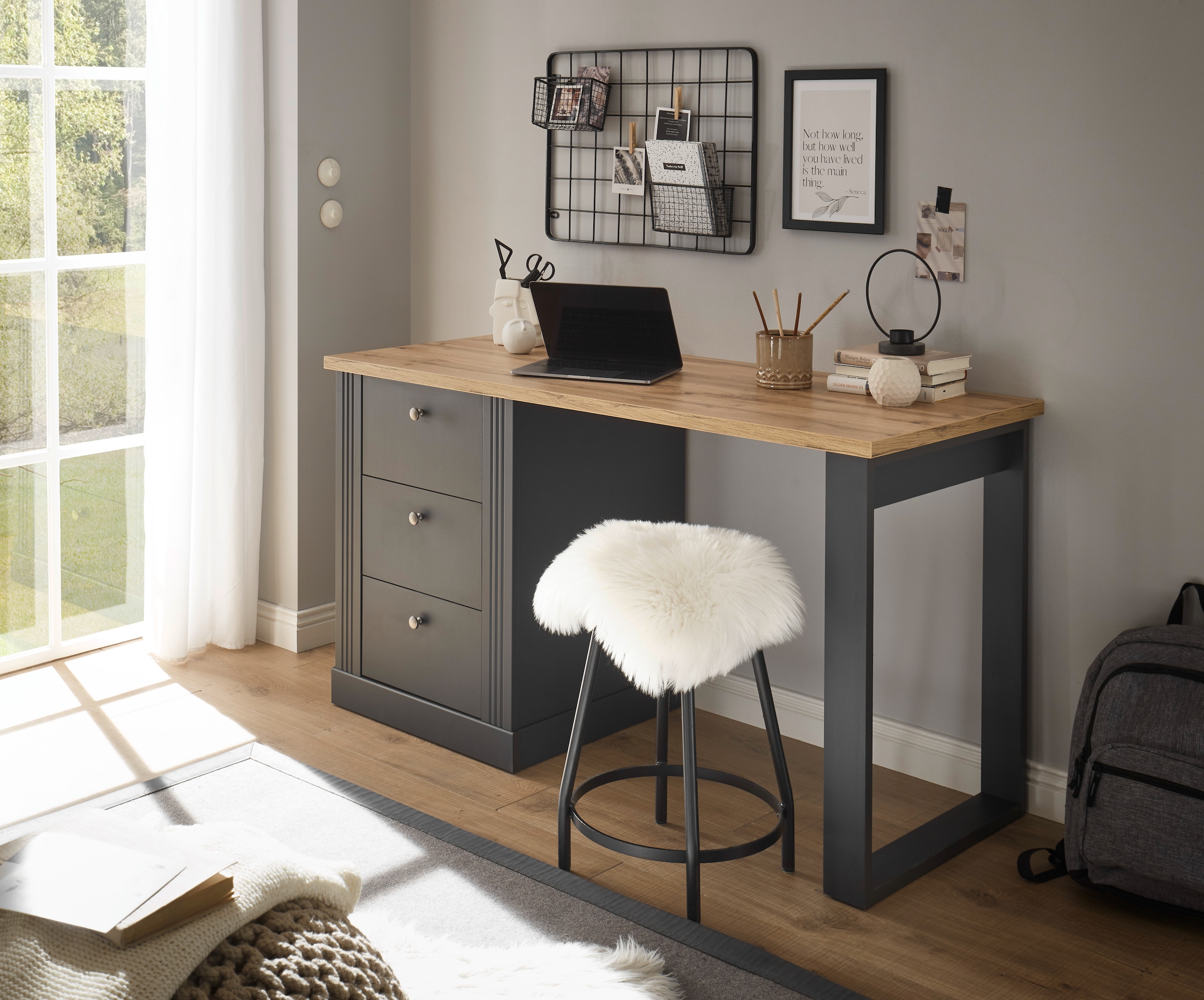 OTTO home Schreibtisch "WESTMINSTER" im romantischen Landhausstil, Breite 138 cm, exclusiv by Otto