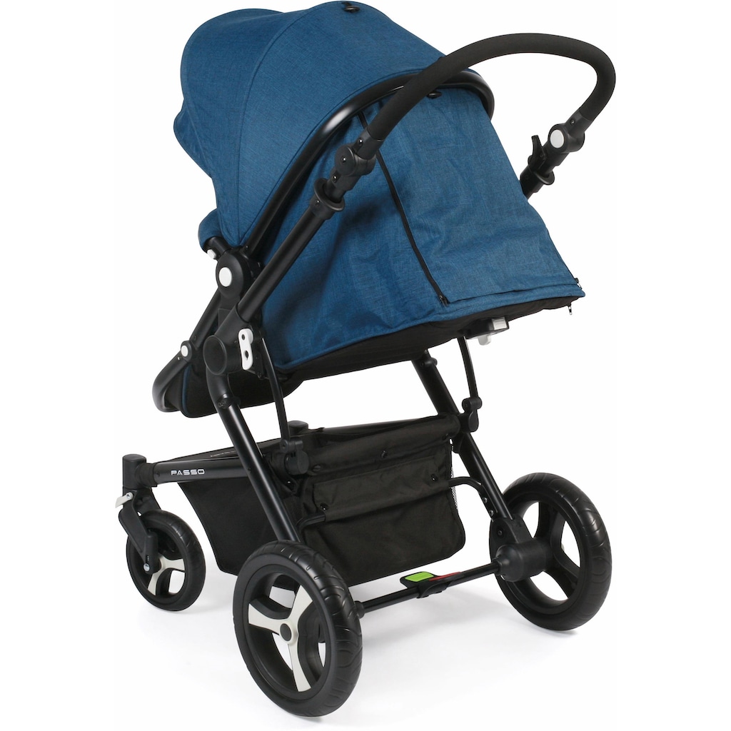 CHIC4BABY Kombi-Kinderwagen »Passo, navy«, 15 kg, ; Kinderwagen