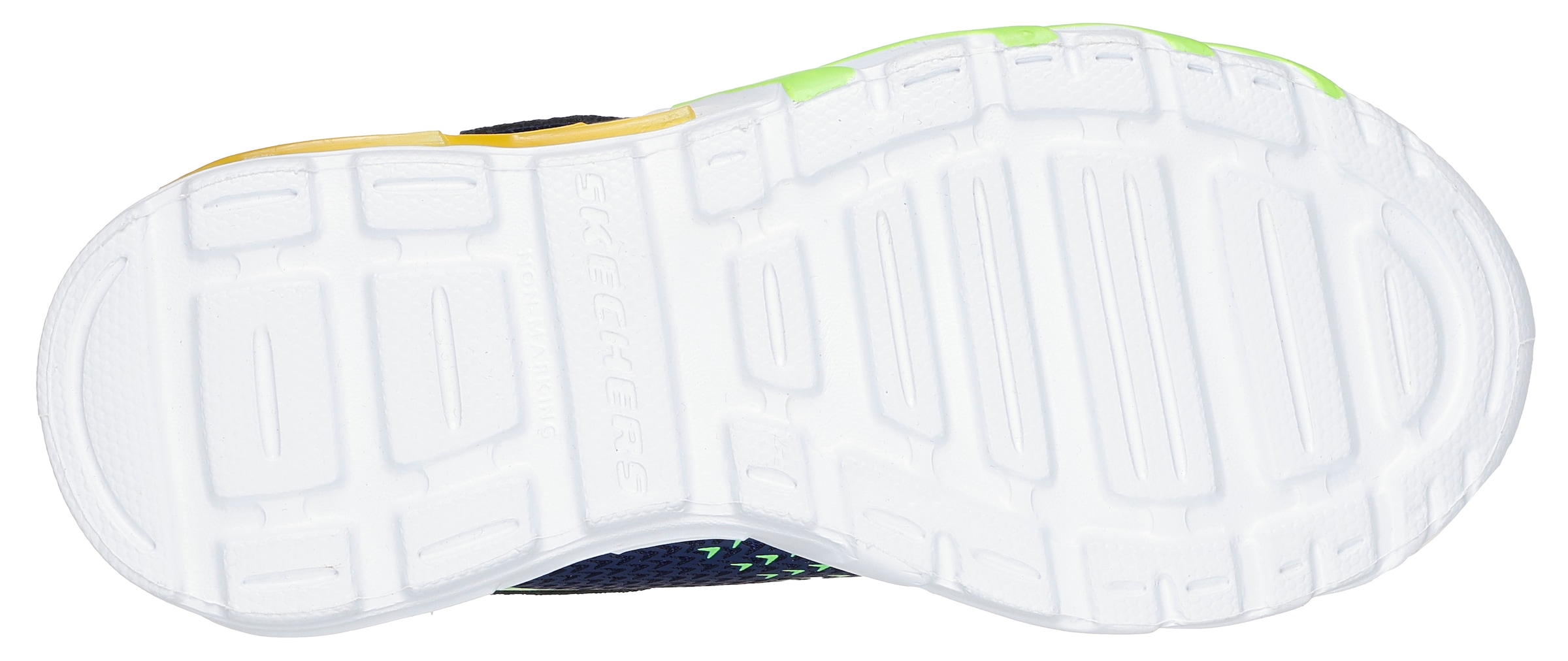 Skechers Slip-On Sneaker »FLEX-GLOW 3.0«, Sneaker, Klettschuh, Kindergartenschuh mit auffälliger Sohle