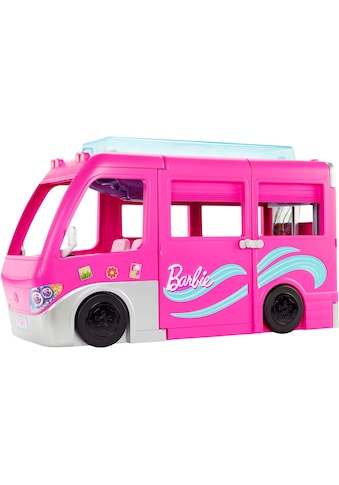 Barbie Spielzeug-Auto »Super Abenteuer-Camper«, mit Pool, Rutsche und über 60... kaufen