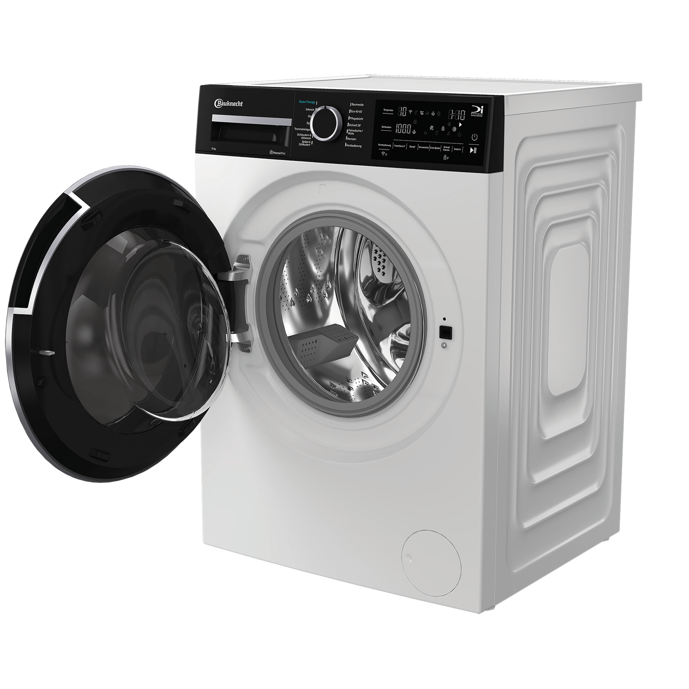 BAUKNECHT Waschmaschine »B WM 8A6 BC S« 8 kg 1400 U/min Adaptive Wash – Intelligente Anpassung 
für perfekte Waschergebnisse