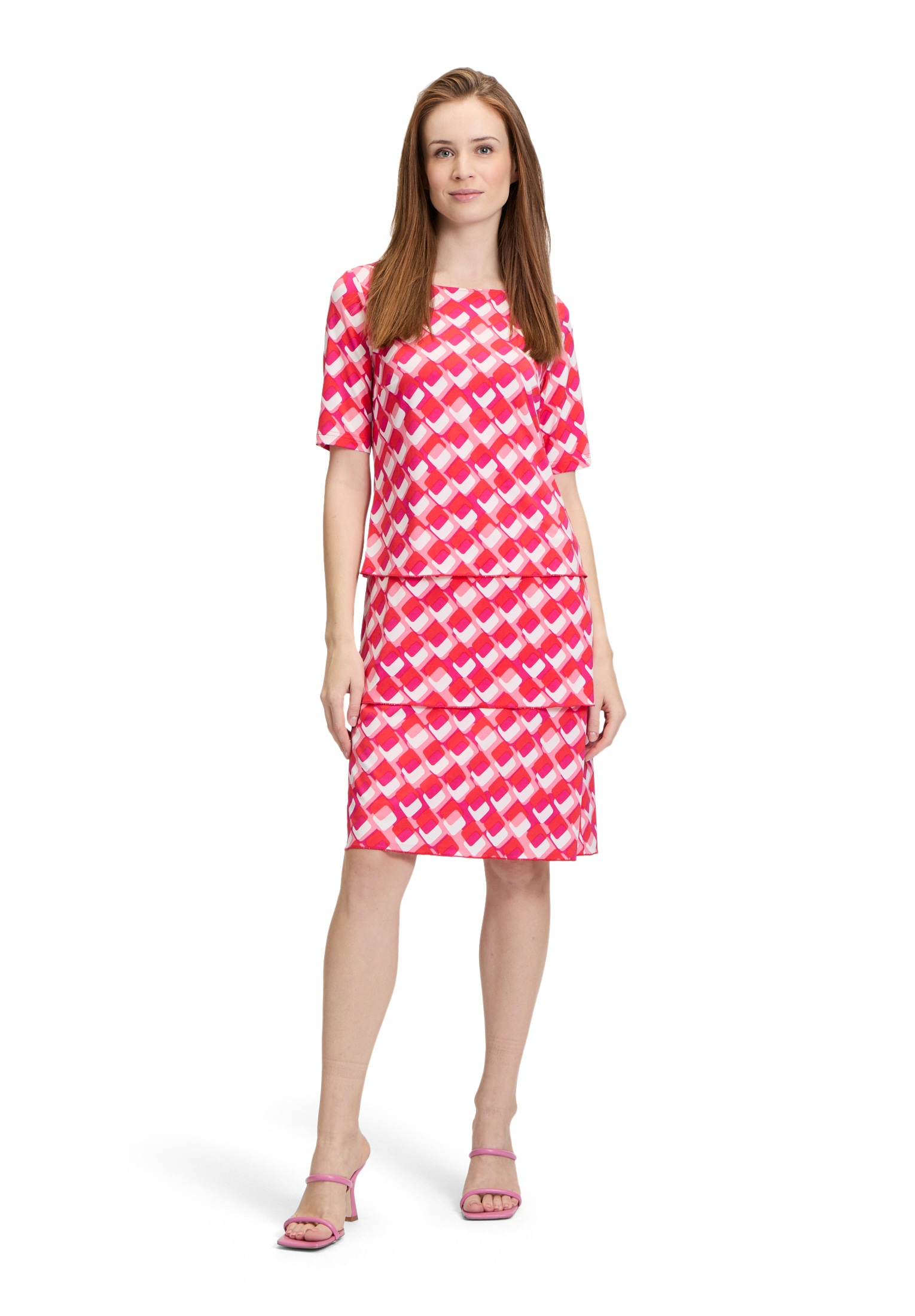 Betty Barclay Midikleid »Stufenkleid kurzarm«