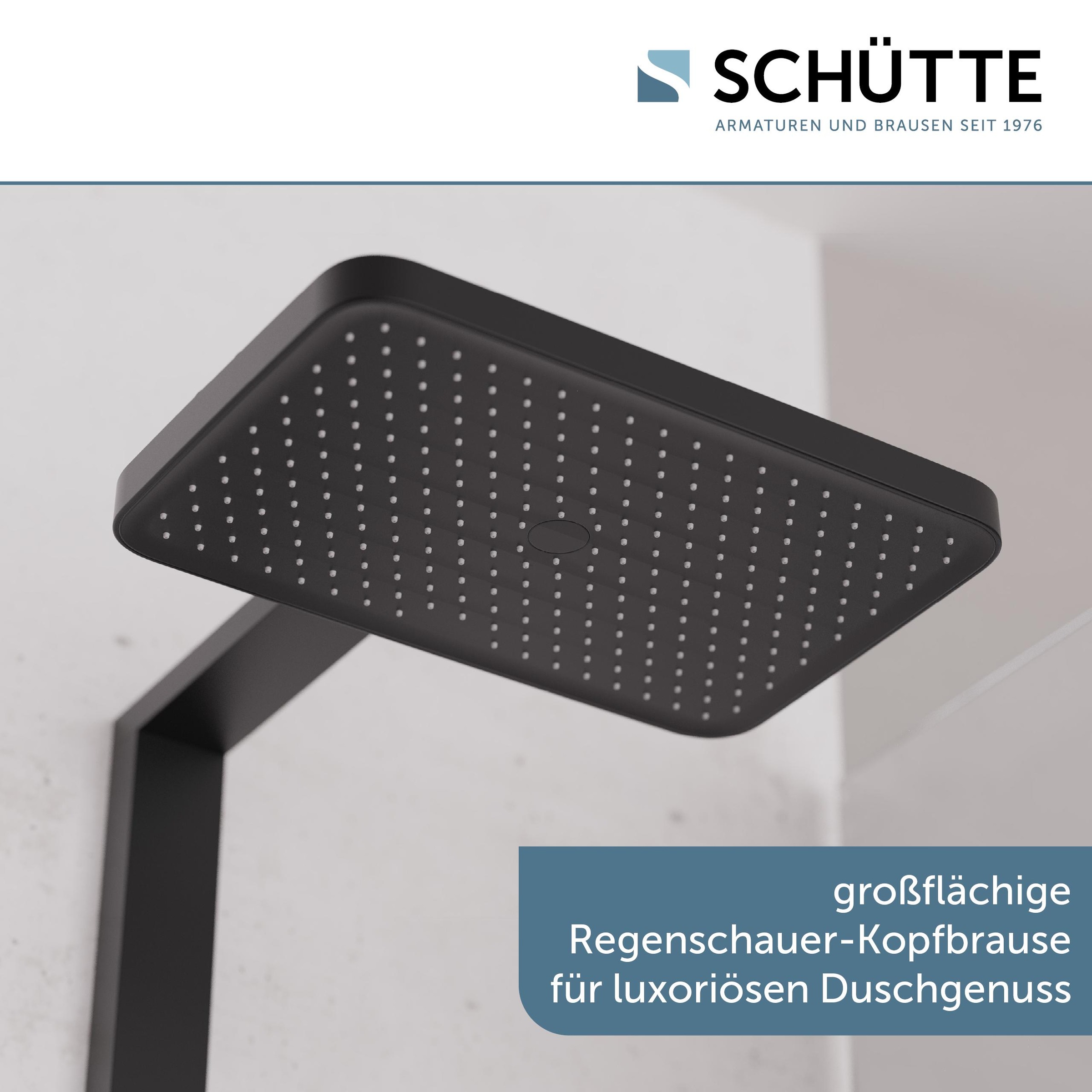 Schütte Brausegarnitur »LA PALMA«, (Komplett-Set), Regendusche, mit Antikalk-Beschichtung, wassersparend
