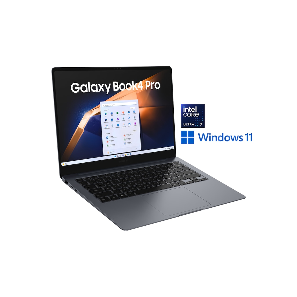 Samsung Notebook »NP940X Galaxy Book4 Pro 14''«, 35,6 cm, / 14 Zoll, Intel, Core Ultra 7, 512 GB SSD