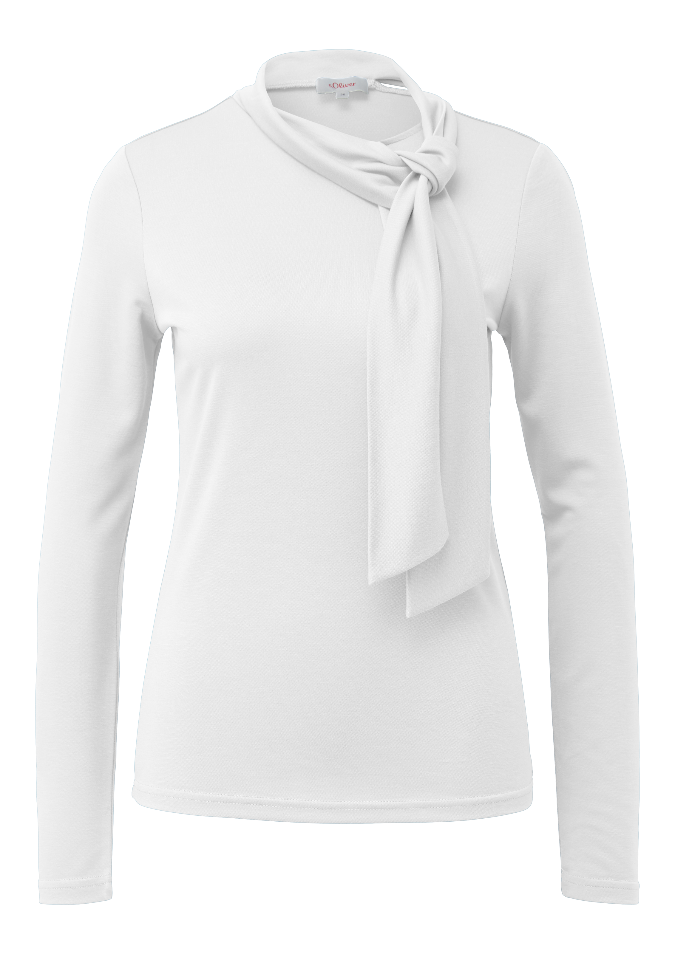 s.Oliver Langarmshirt, mit dekorativer Schleife
