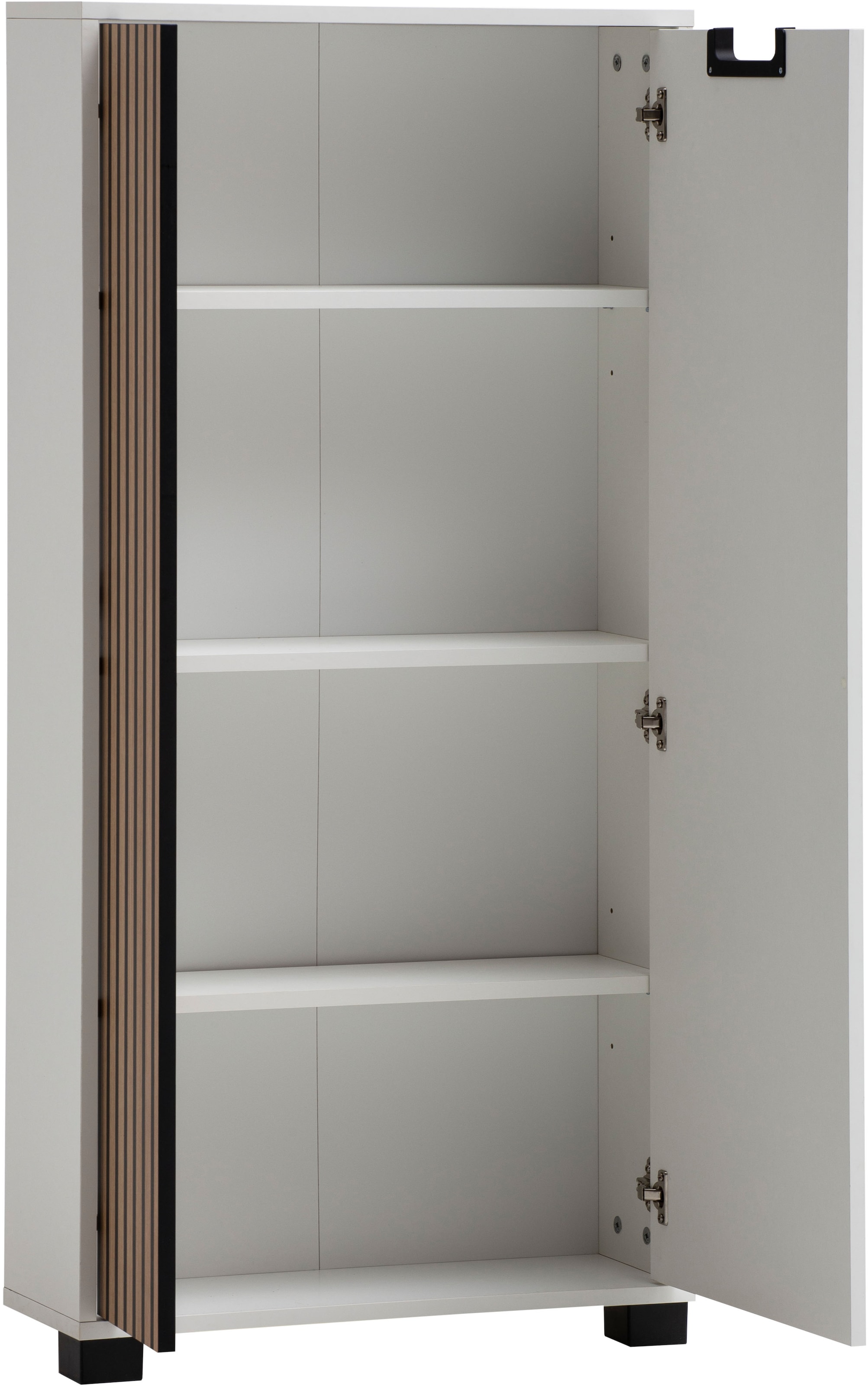 Schildmeyer Unterschrank »Ryker Unterschrank, Breite 59 cm« 1 Stk. tlg. Tür links in Akustik-Optik - Breite: 19,5 cm, rechts: 36,1 cm