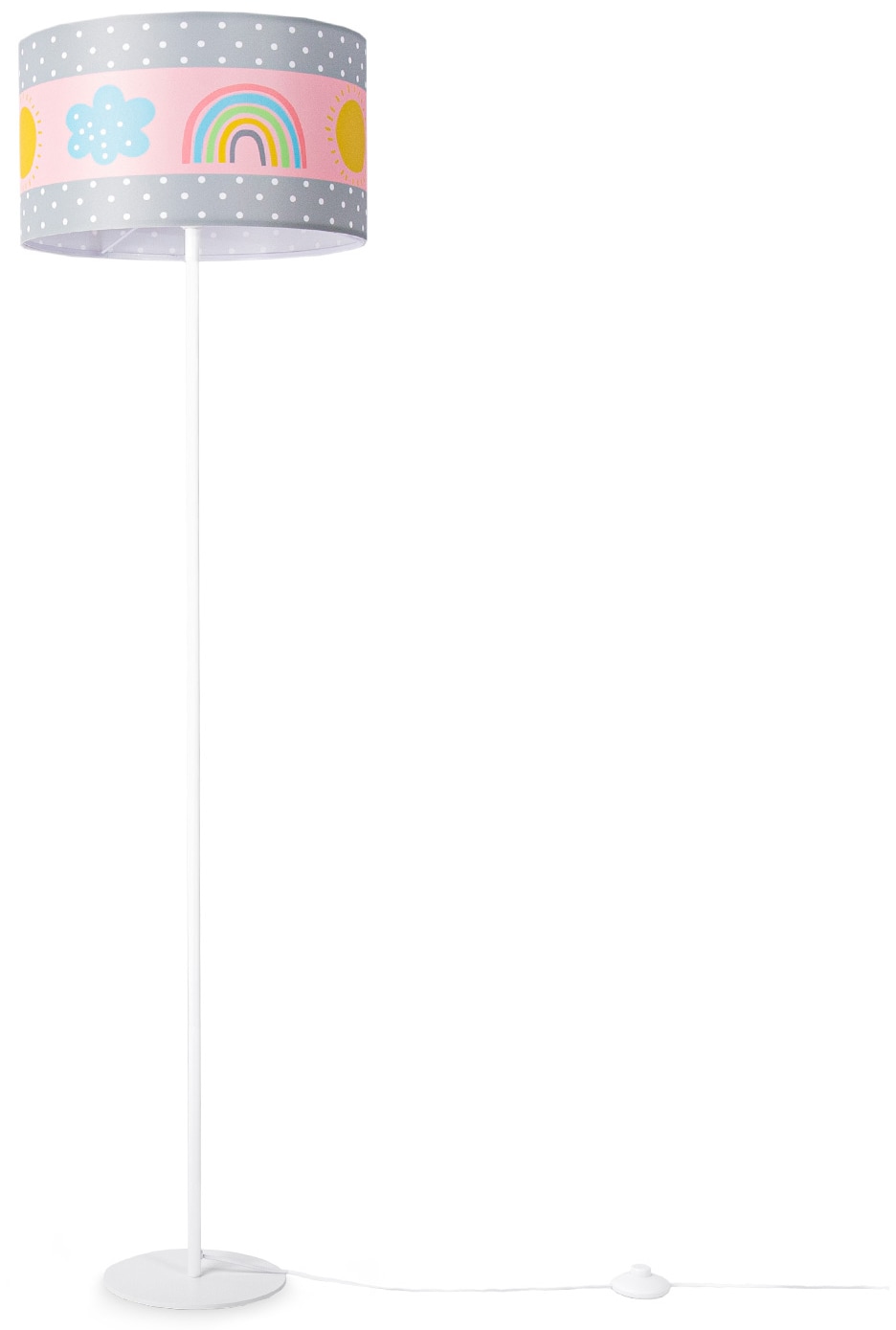 Paco Home Stehlampe »Cosmo 962«, 3 E27 online mit Regenbogen 1 flammig-flammig, Garantie Sonne Lampe Wolken kaufen Babyzimmer | Kinderzimmer Kinderlampe XXL Jahren