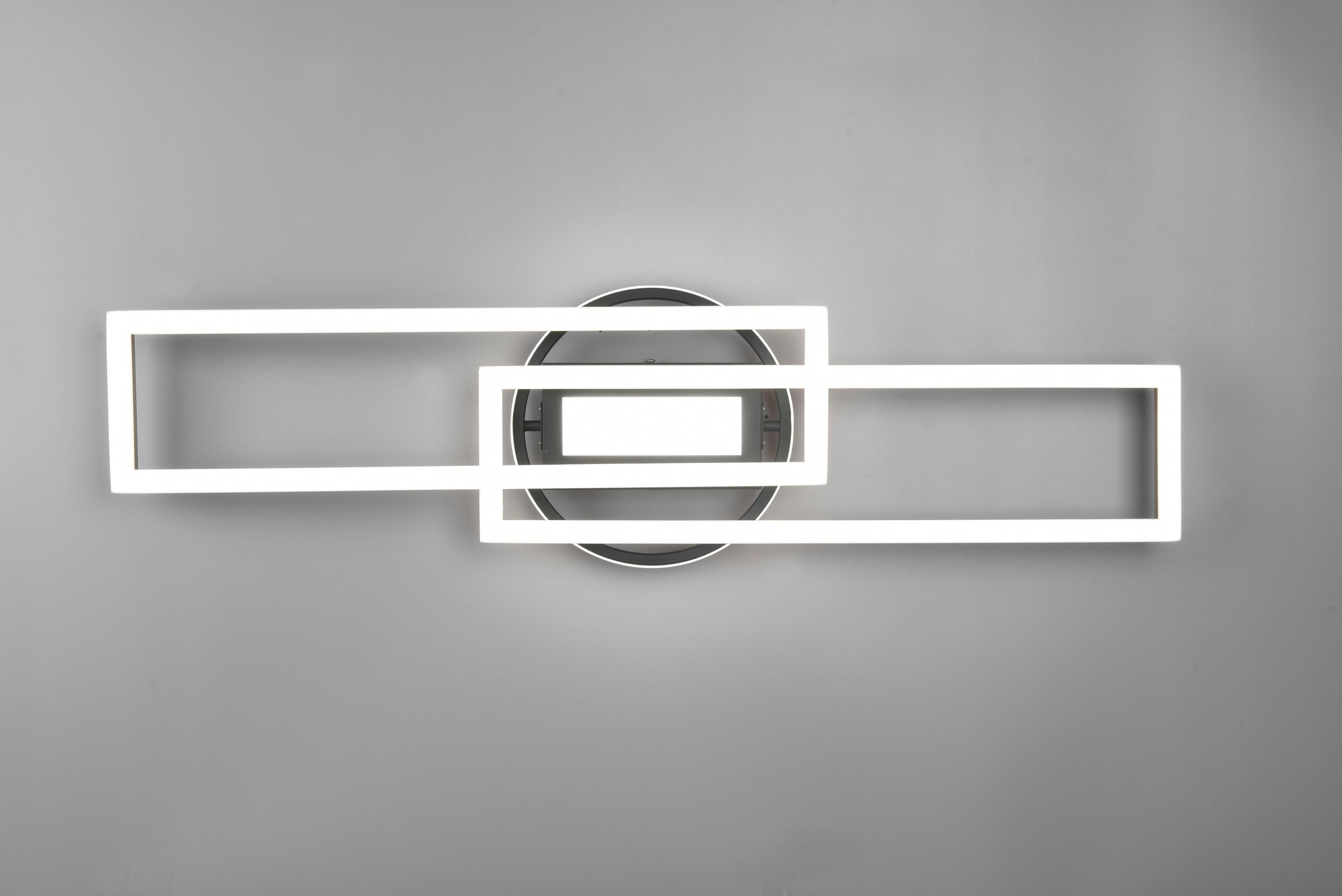 REALITY Leuchten »Twister« LED-Board 1 Stk. warmweiß - kaltweiß Deckenlampe 4500 Lumen Lichtfarbe einstellbar Fernbedienung Memory