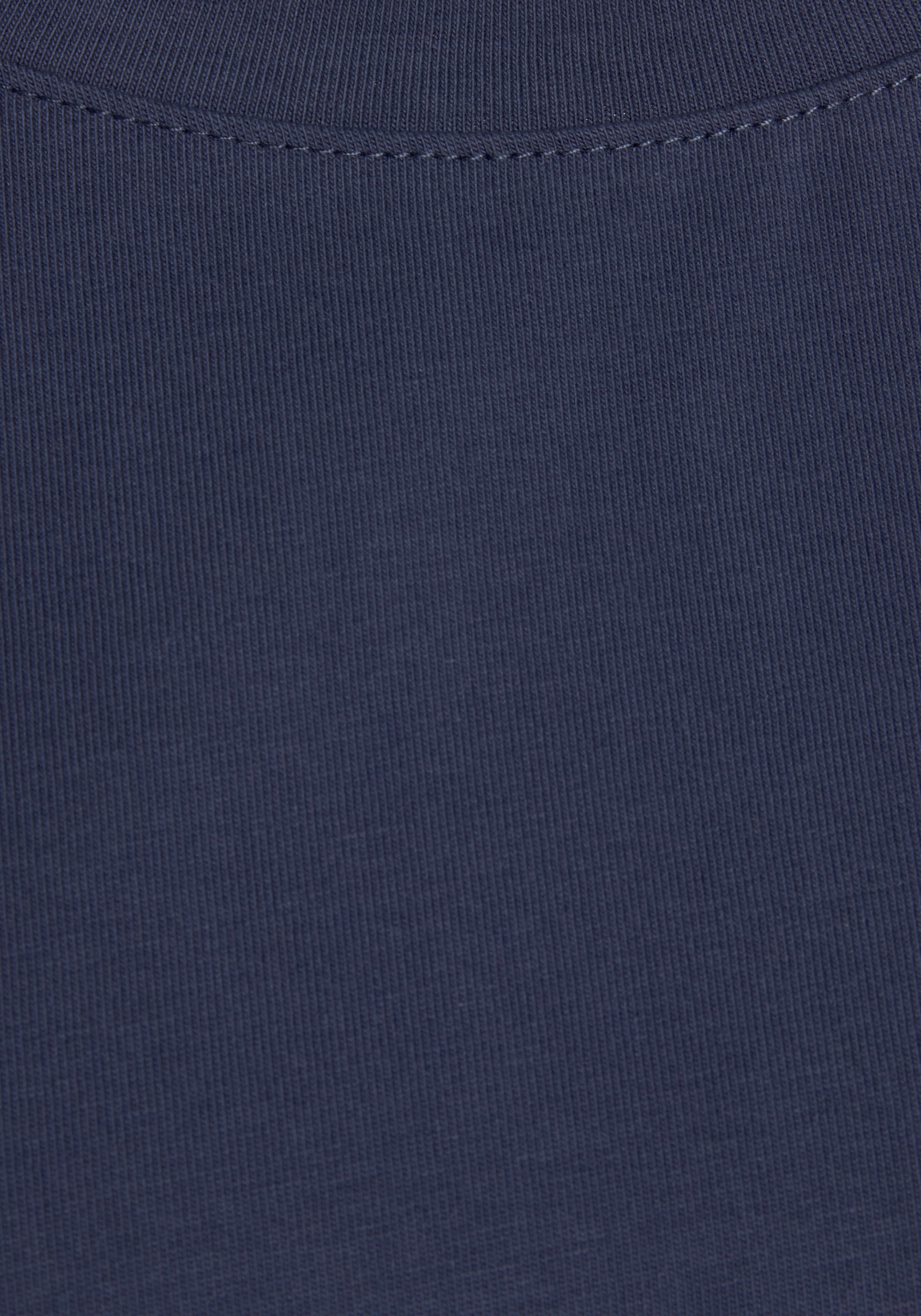 H.I.S T-Shirt, mit Ärmelaufschlag, im maritimen Stil, Loungewear