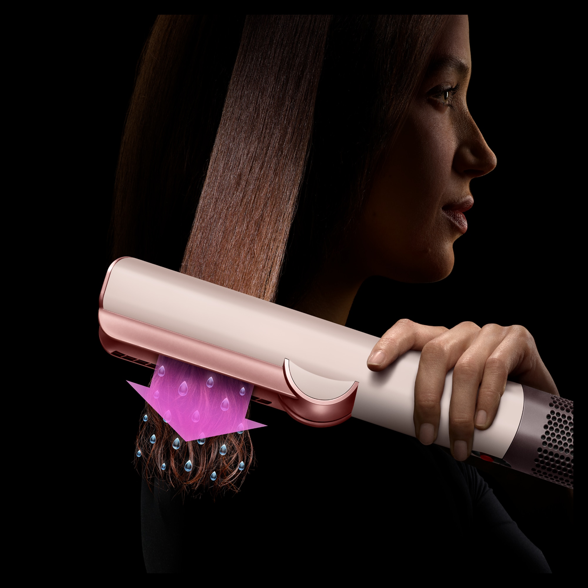DYSON Glätteisen »Dyson Airstrait Haarglätter« nur mit Luft. Ohne Hitzeschäden.  Ohne Heizplatten