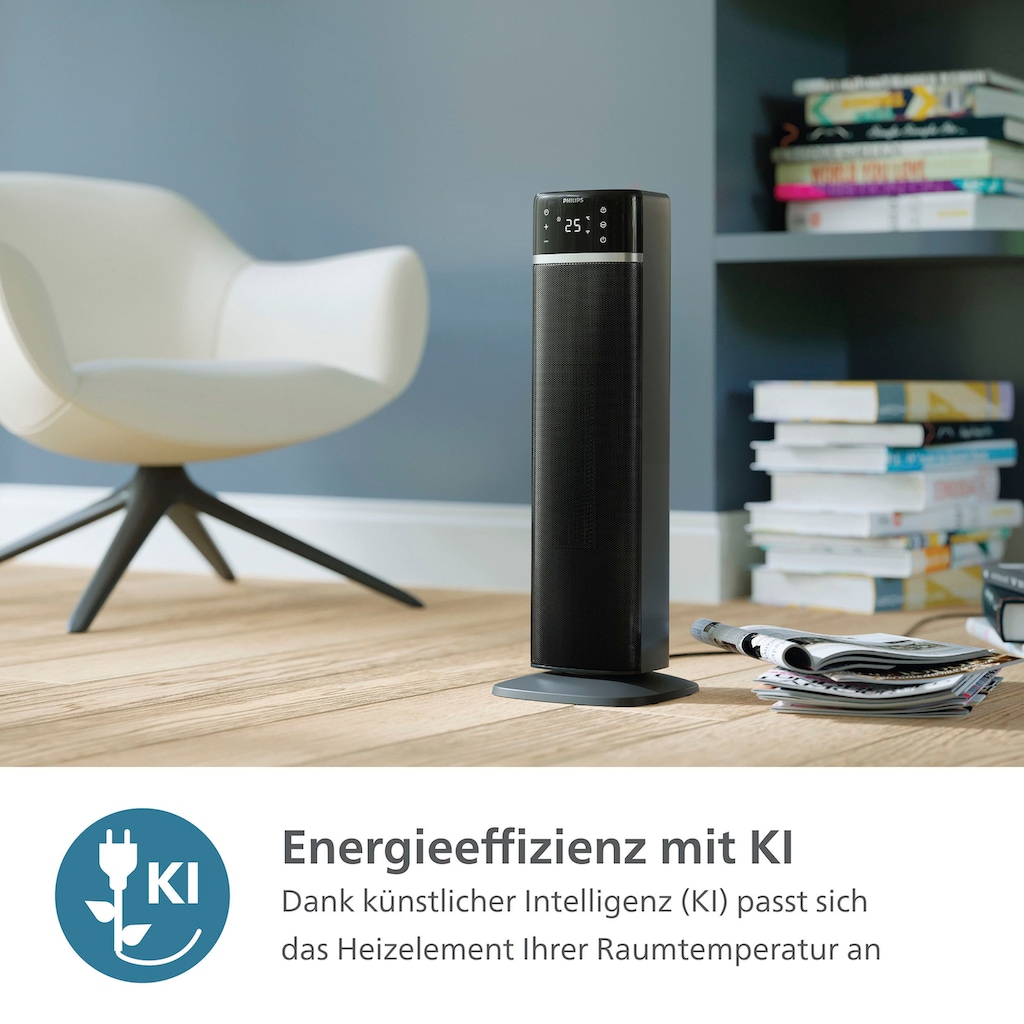 Philips Heizlüfter »CX5120/11«, 2000 W, Energiesparheizer 5000 Series, 5 integrierte Sicherheitsfunktionen