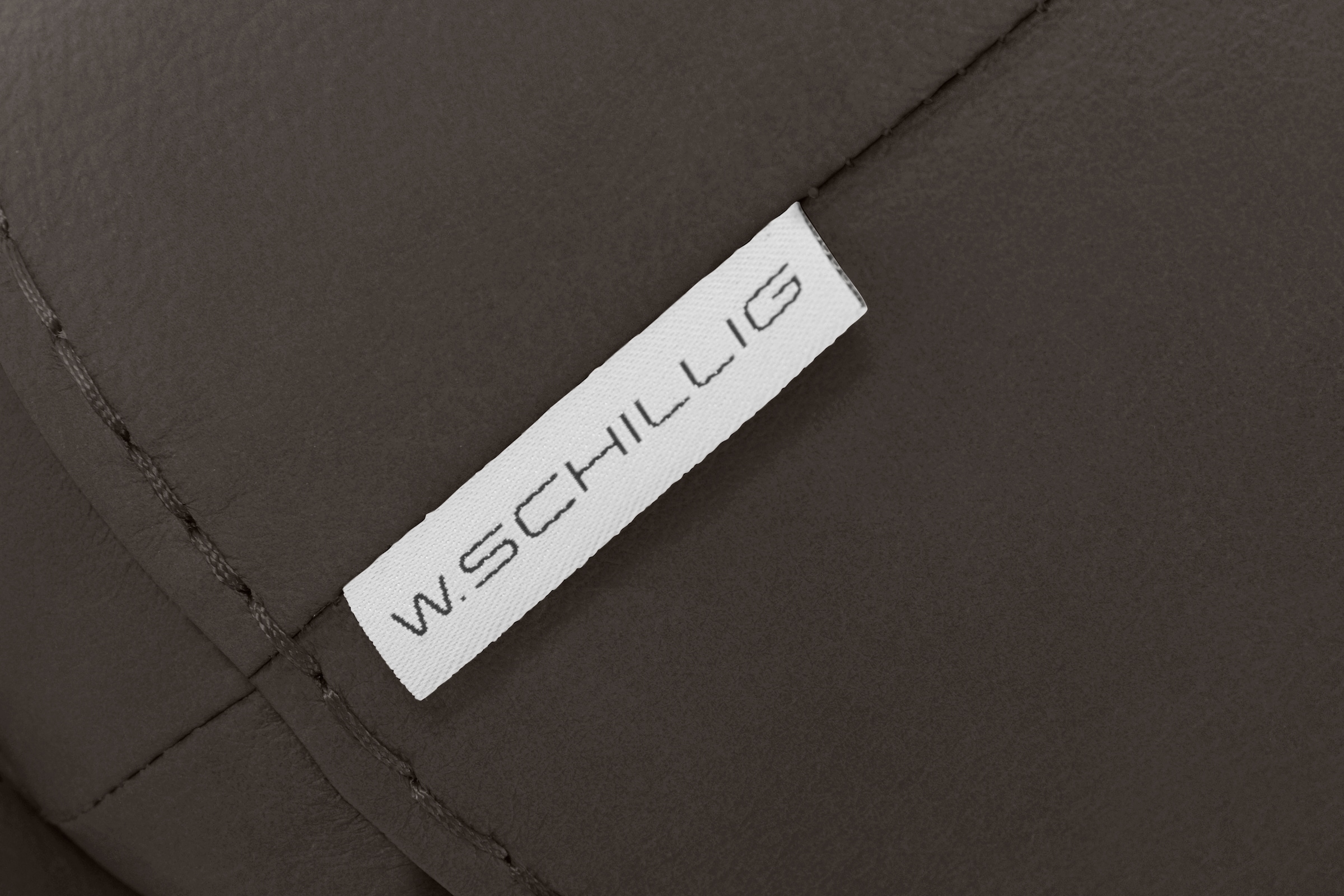 W.SCHILLIG Hocker »montanaa« mit Metallfüßen in Chrom glänzend, Breite 71 cm