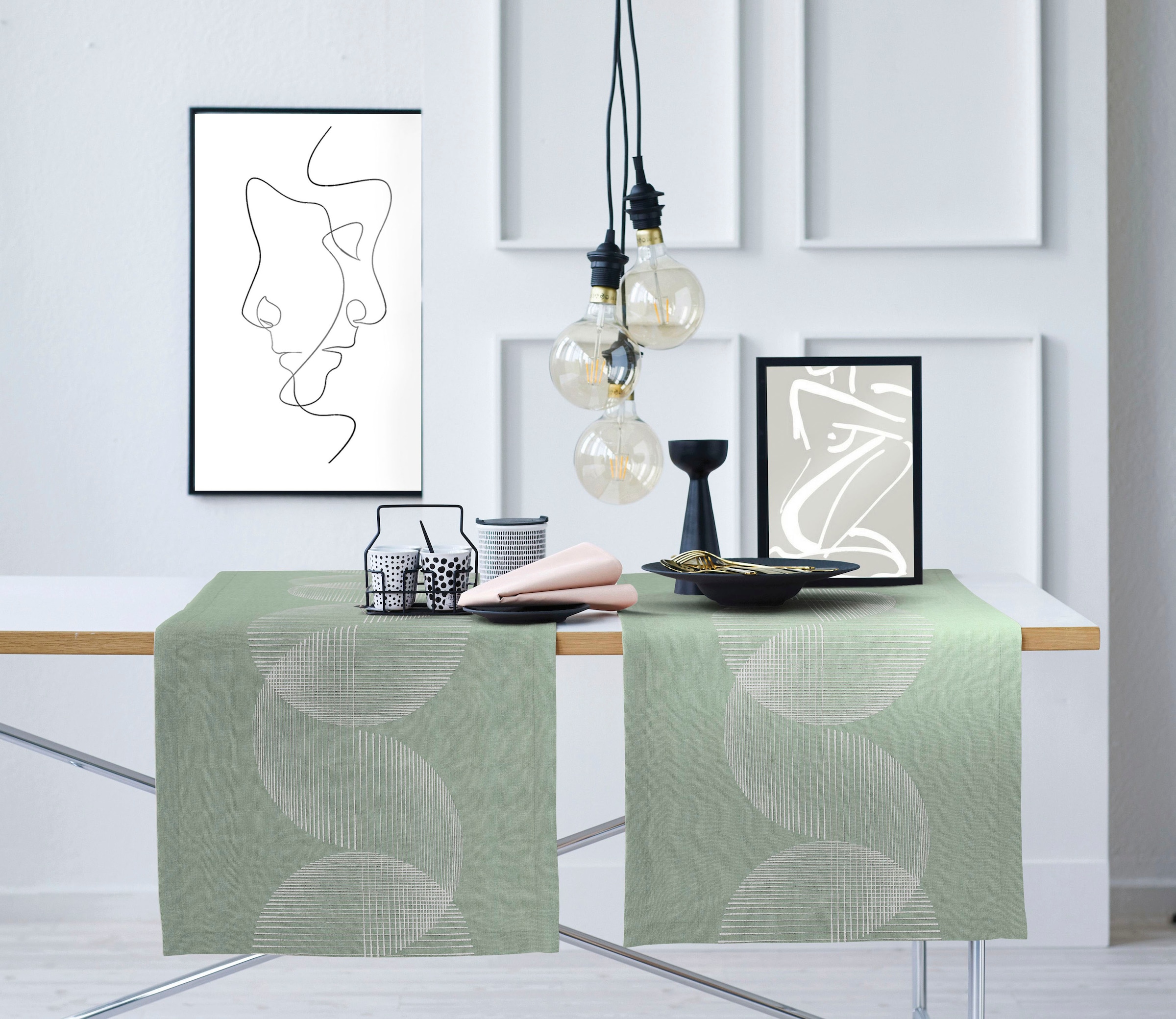 APELT Tischläufer »5702 HERBSTZEIT, Herbstdeko, Herbst« Jacquardgewebe