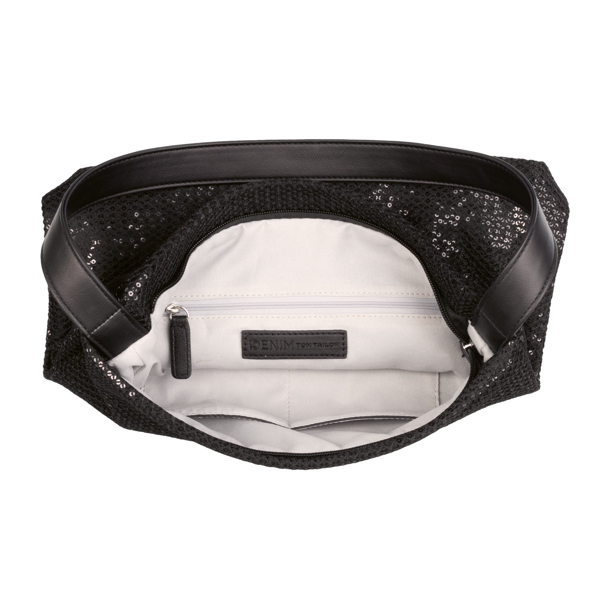 TOM TAILOR Denim Hobo »Amra«, ein aufregender Look mit besonderem Glitzermaterial