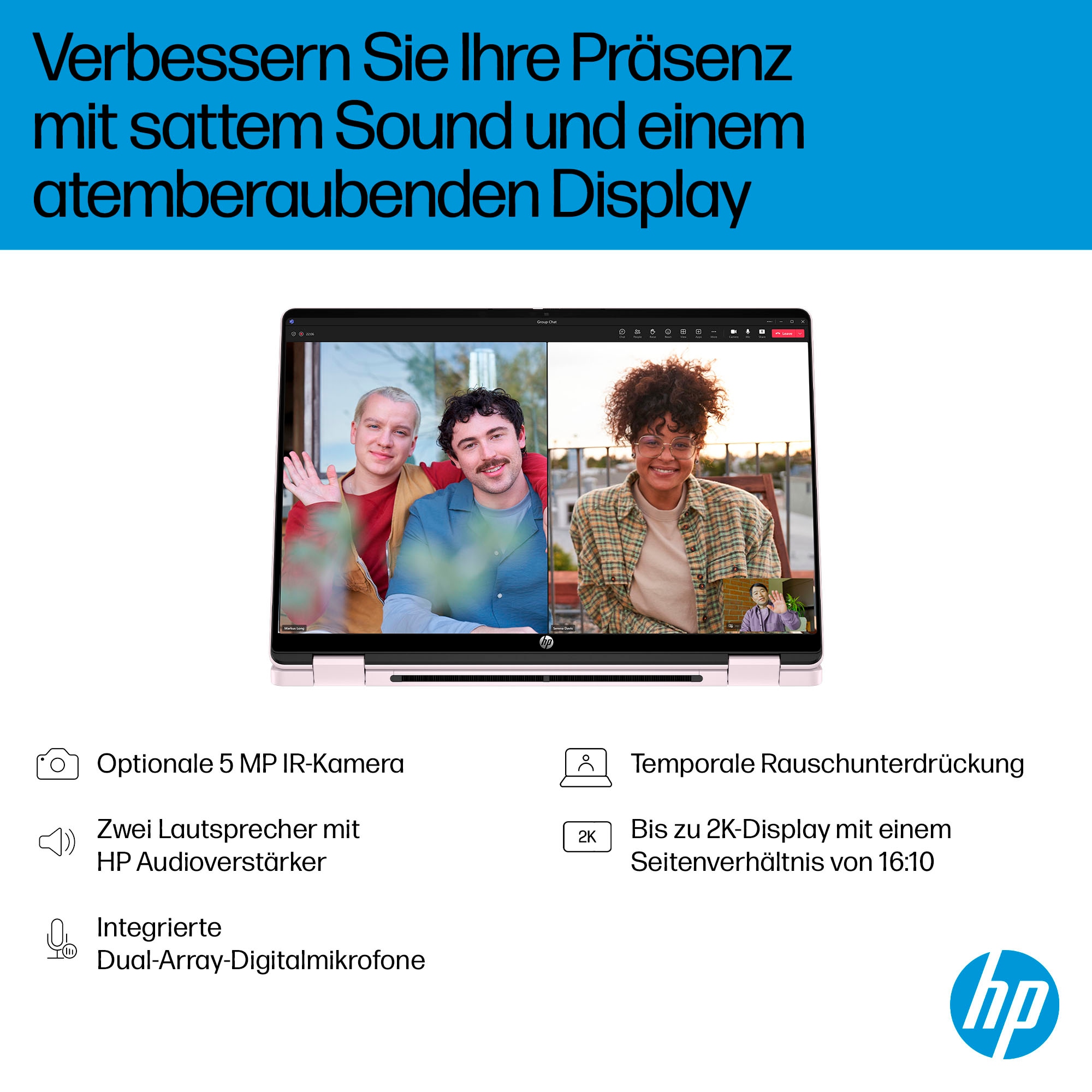 HP Convertible Notebook »OmniBook 5 Flip«, 35,6 cm, / 14 Zoll, Intel, Core i7, Iris Xe Graphics, 512 GB SSD