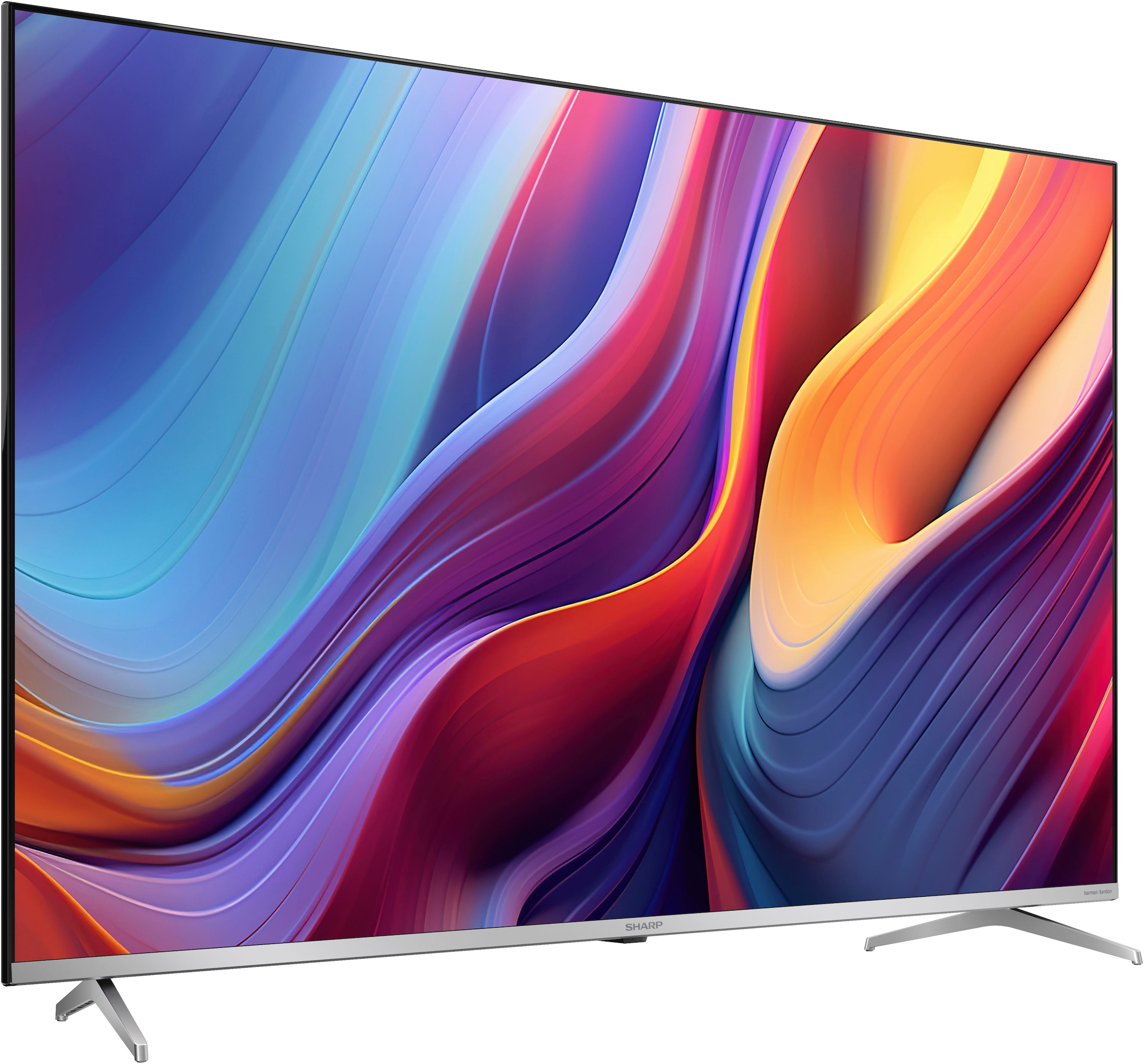 Sharp QLED-Fernseher »SHARP 50GP6265E Quantum Dot Google TV 126 cm (50 Zoll) 4K Ultra HD«, 126 cm/50 Zoll, 4K Ultra HD, Google TV-Smart-TV, Quantum Dot, QLED, Dolby Atmos, Dolby Vision, HDMI 2.1 mit eARC