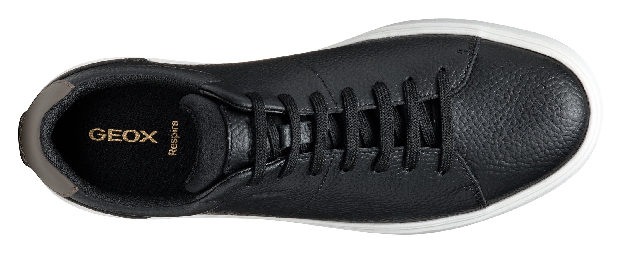 Geox Sneaker »U BALTMOORE«  , Retro Sneaker, Schnürschuh mit farblich abgesetzter Ferse