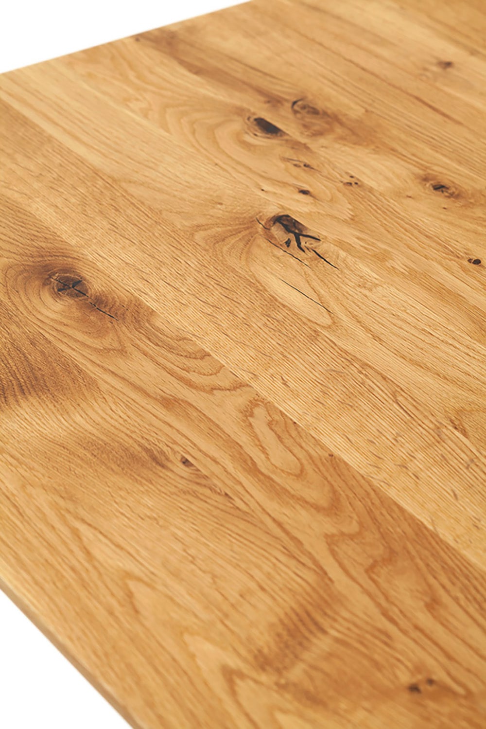 MCA furniture Esstisch »Morena Säulentisch Komfort Tisch« Synchronauszug,ausziehbar,Wildeiche,massiv,geölt,XXL