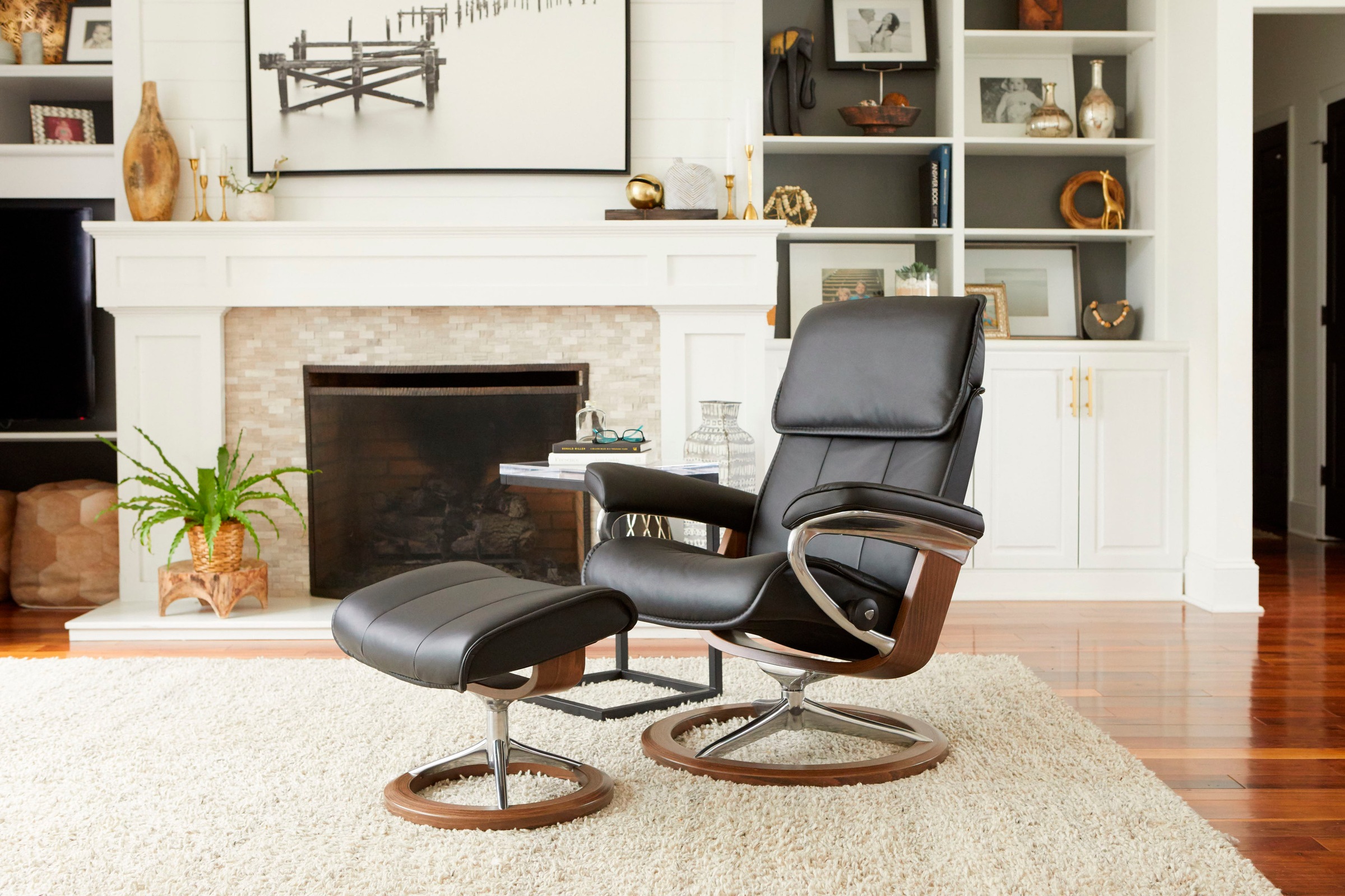 Stressless® Fußhocker »Admiral«, mit Signature Base, Gestell Braun