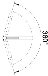 Blanco Küchenarmatur »ALTA Compact«, Hochdruck