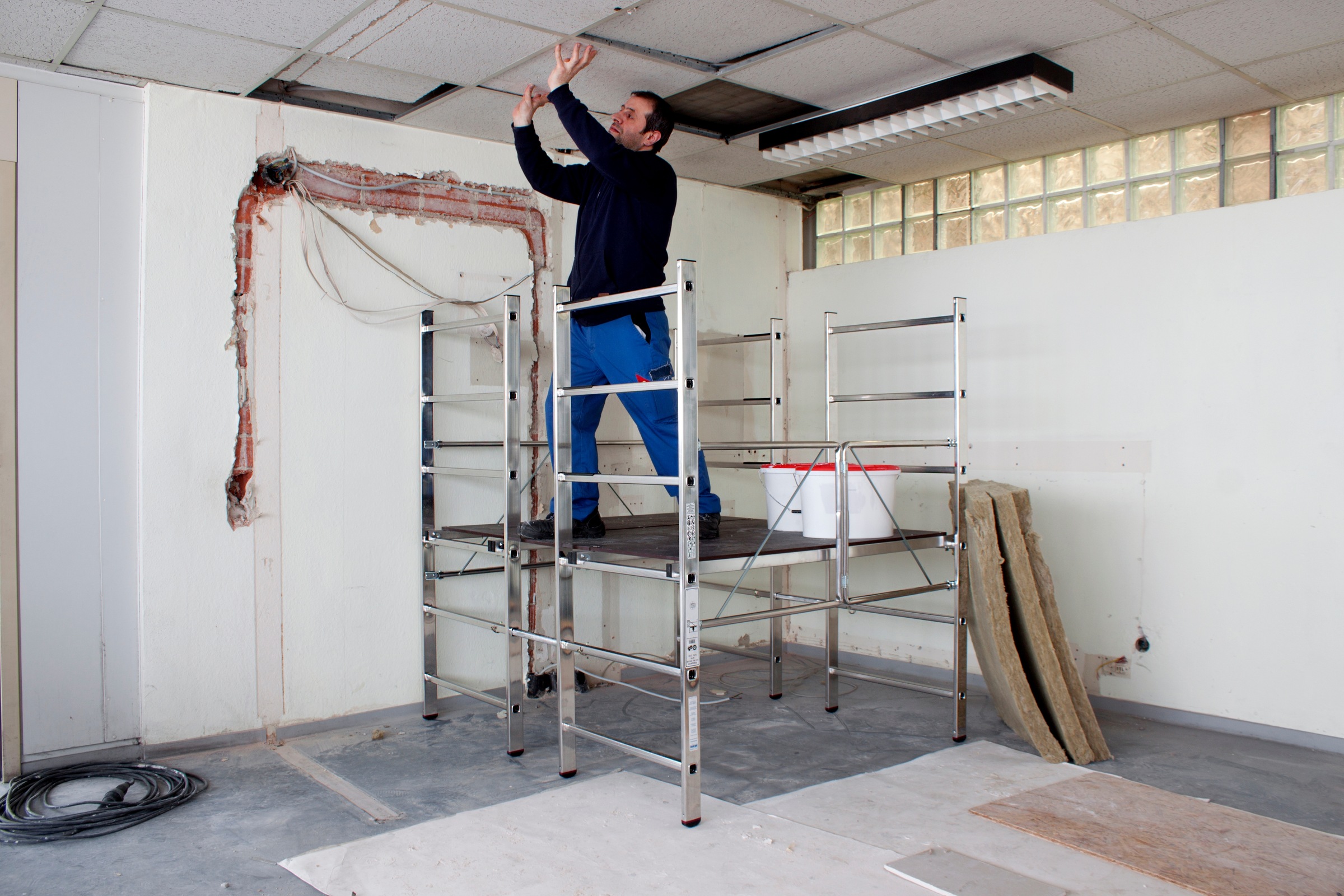 KRAUSE Fahrgerüst »CORDA« Großflächiges Plattformgerüst