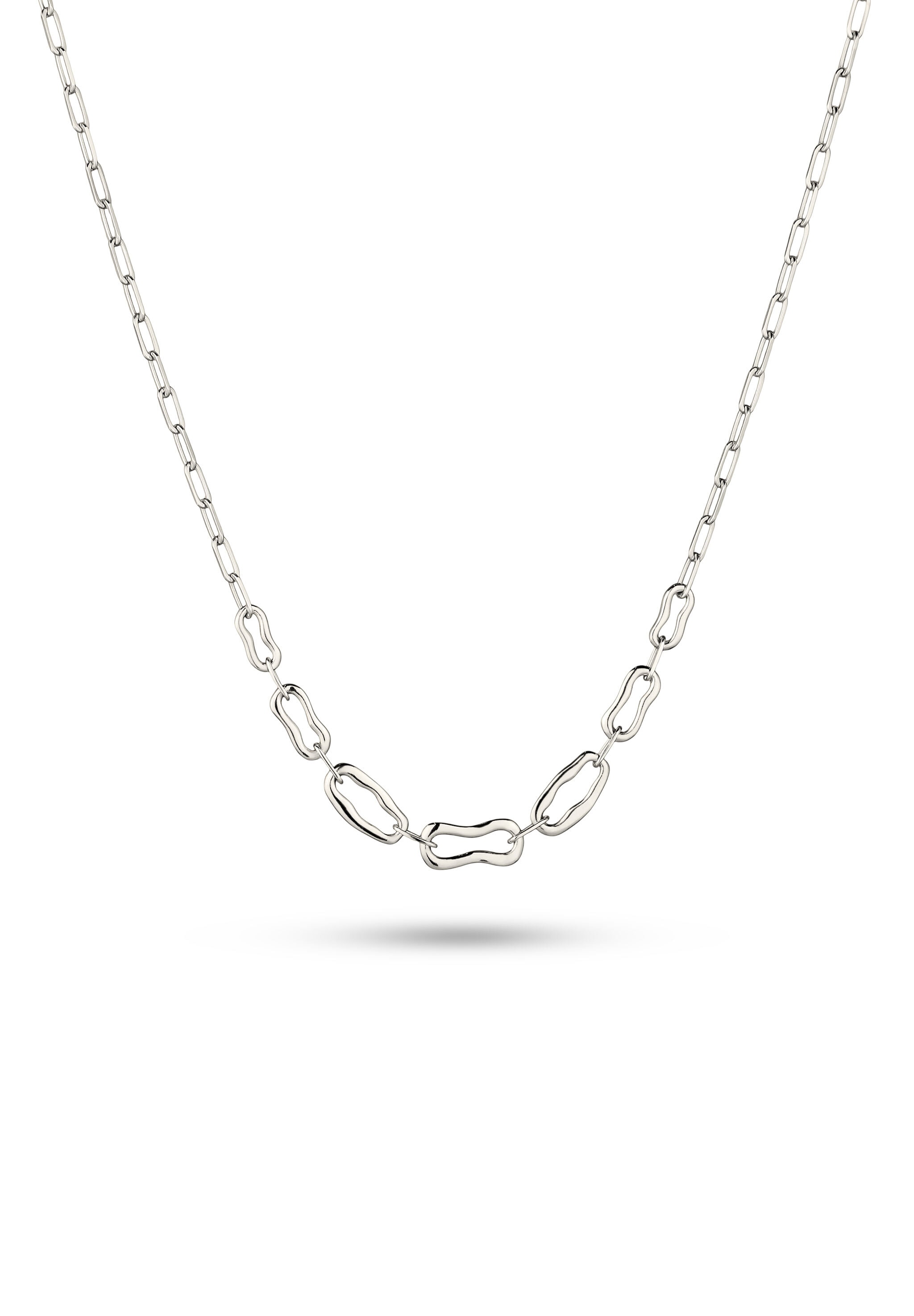 Elli Kette ohne Anhänger »Halskette Gliederkette Oval Chain 925 Sterling Silber«