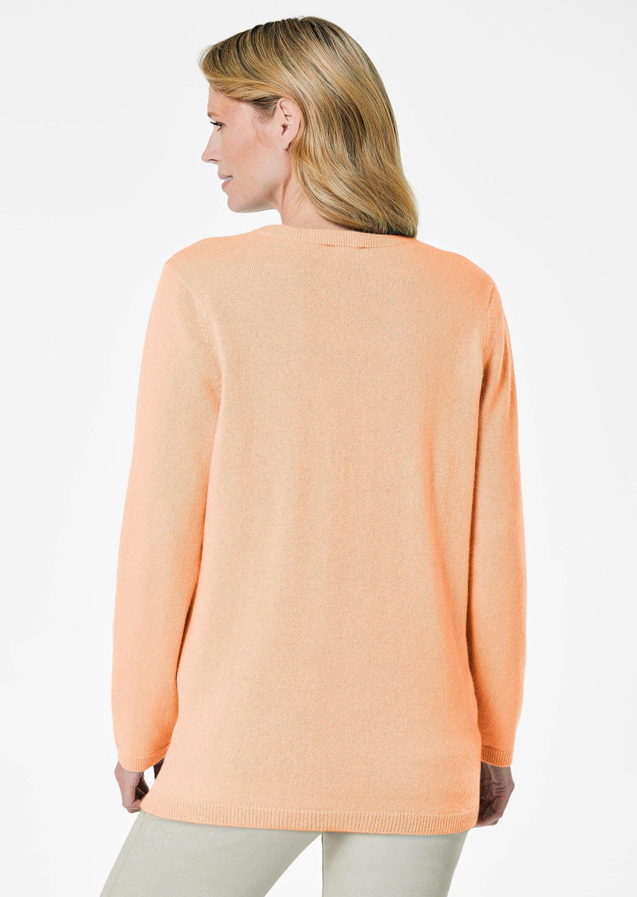 GOLDNER Strickjacke »Kaschmirstrickjacke mit Rundhalsausschnitt«