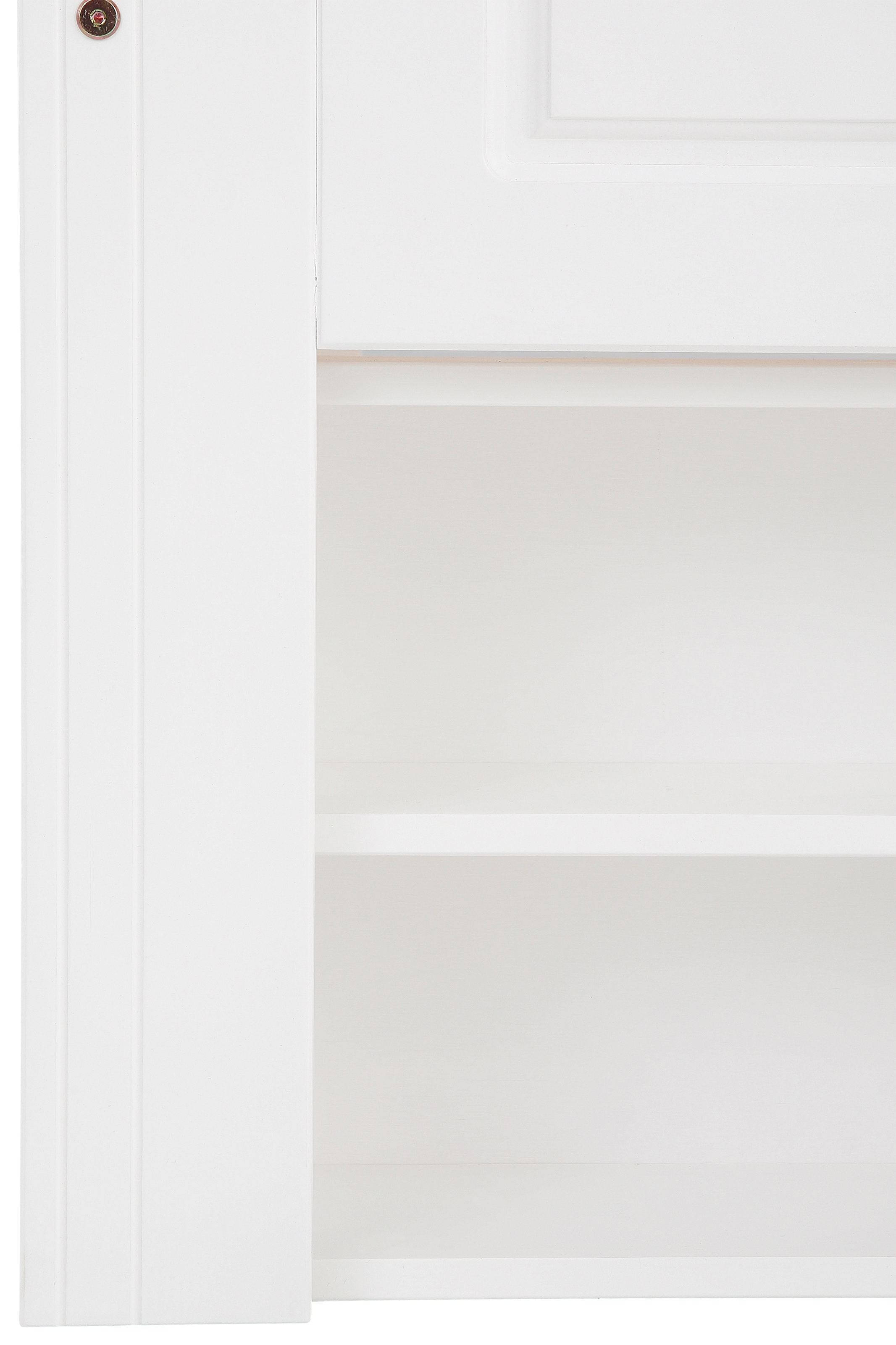 Home affaire Massivholzbett »Tessin, Stauraumbett, Landhausstil, Schubladen optional, rustikal«, (Breite/Belastbarkeit 180cm/220 KG, 140cm/180 KG), zertifizierte Kiefer, Kassetten-Optik, stabile Qualität