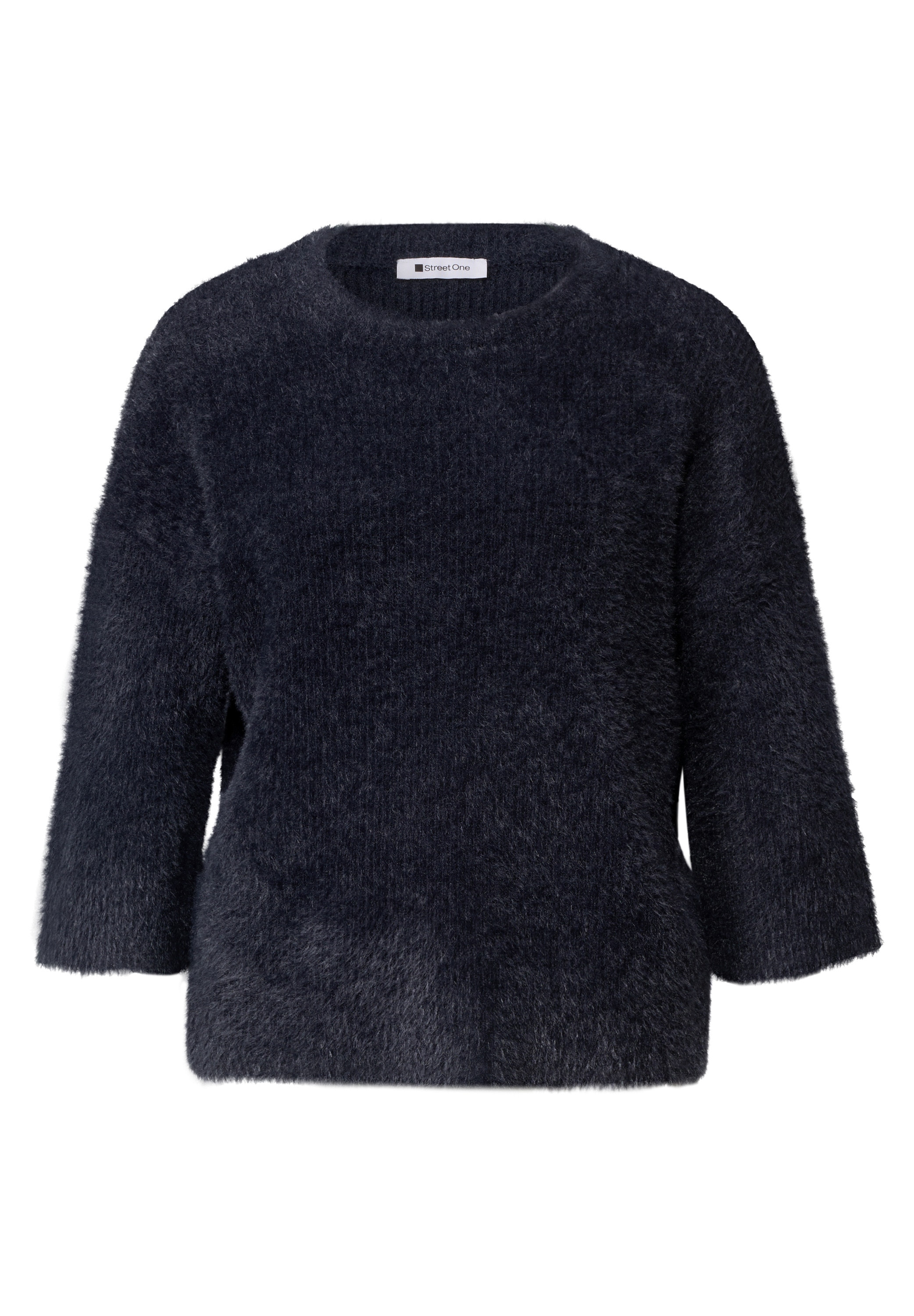 STREET ONE Strickpullover 3/4-Arm Pullover mit Rundhals