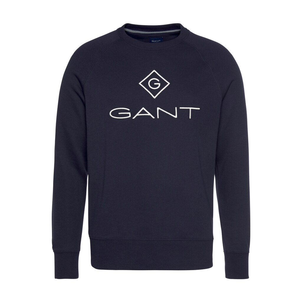 Gant Sweatshirt »LOCK UP C-NECK SWEAT«, Bündchenabschlüsse