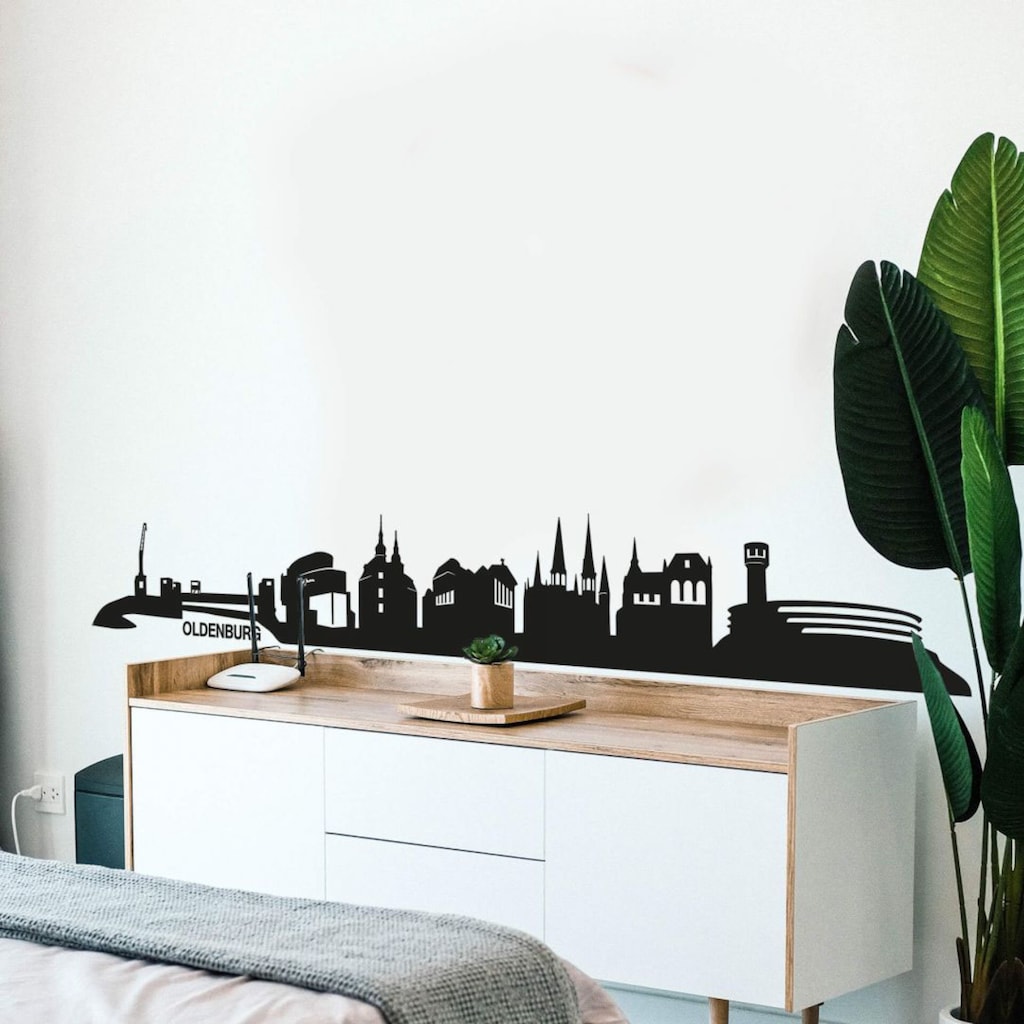 Wall-Art Wandtattoo »Stadt Skyline Oldenburg 120cm«, (1 St.)