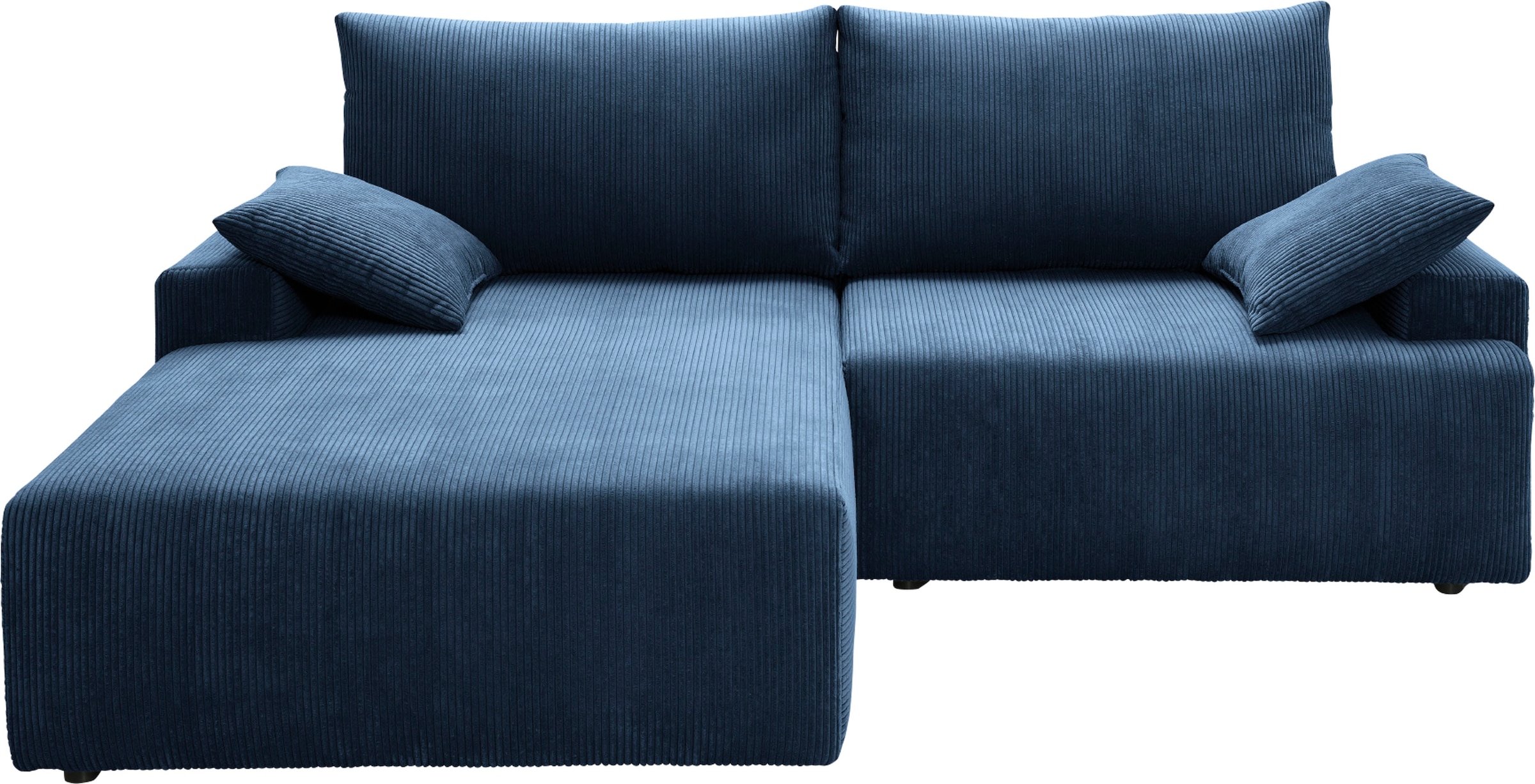 exxpo - sofa fashion Ecksofa »Orinoko, aktuelles Design und hoher Sitzkomfort, L-Form« inkl. Bettfunktion und Bettkasten, schöne Farben im angesagten Cord