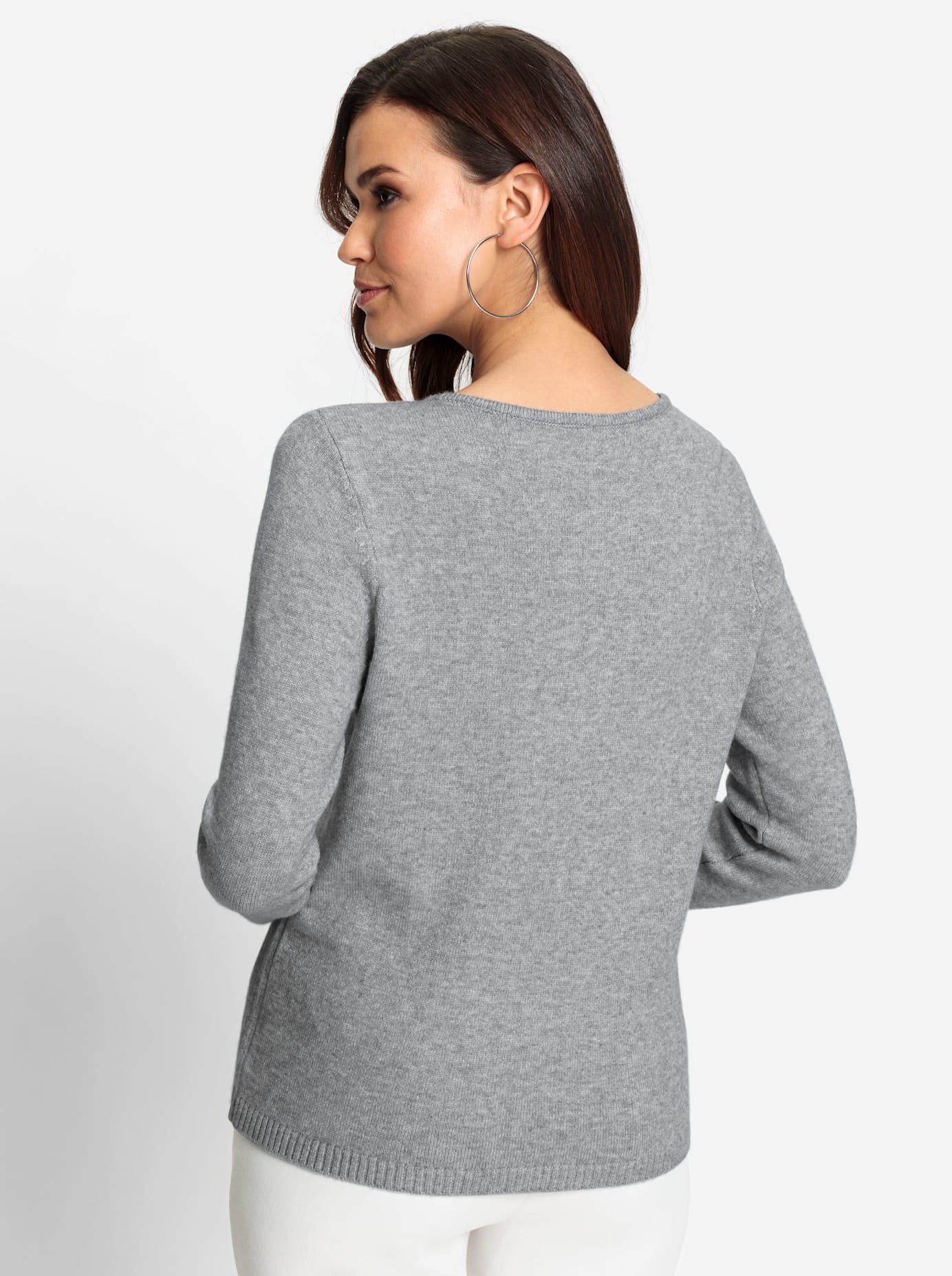Lady Rundhalspullover »Pullover«