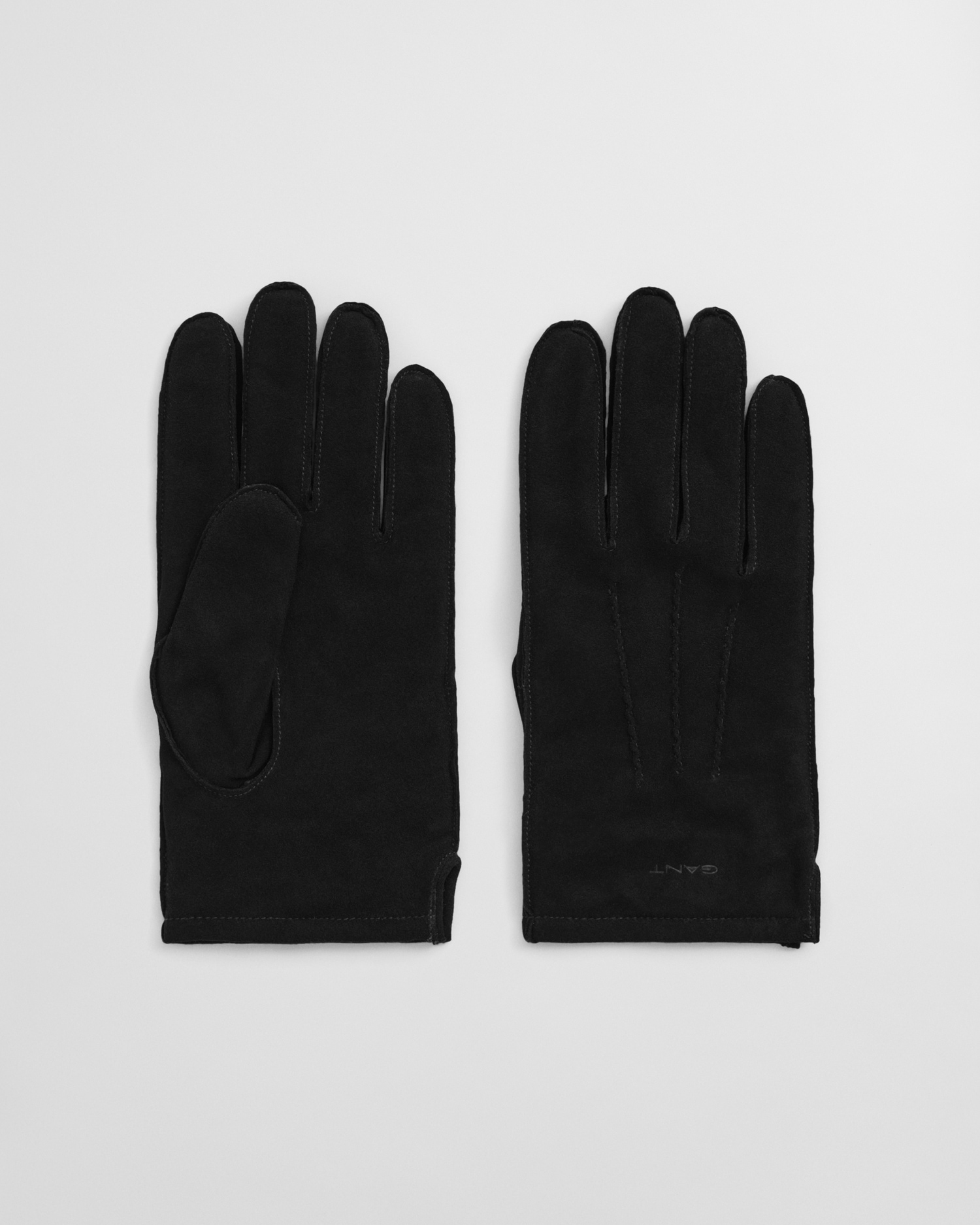 Gant, Herren, Lederhandschuhe »CASHMERE LINED SUEDE GLOVES« 2 Stk. Handschuhpaar, BLACK, BLACK, Lederhandschuhe von GANT