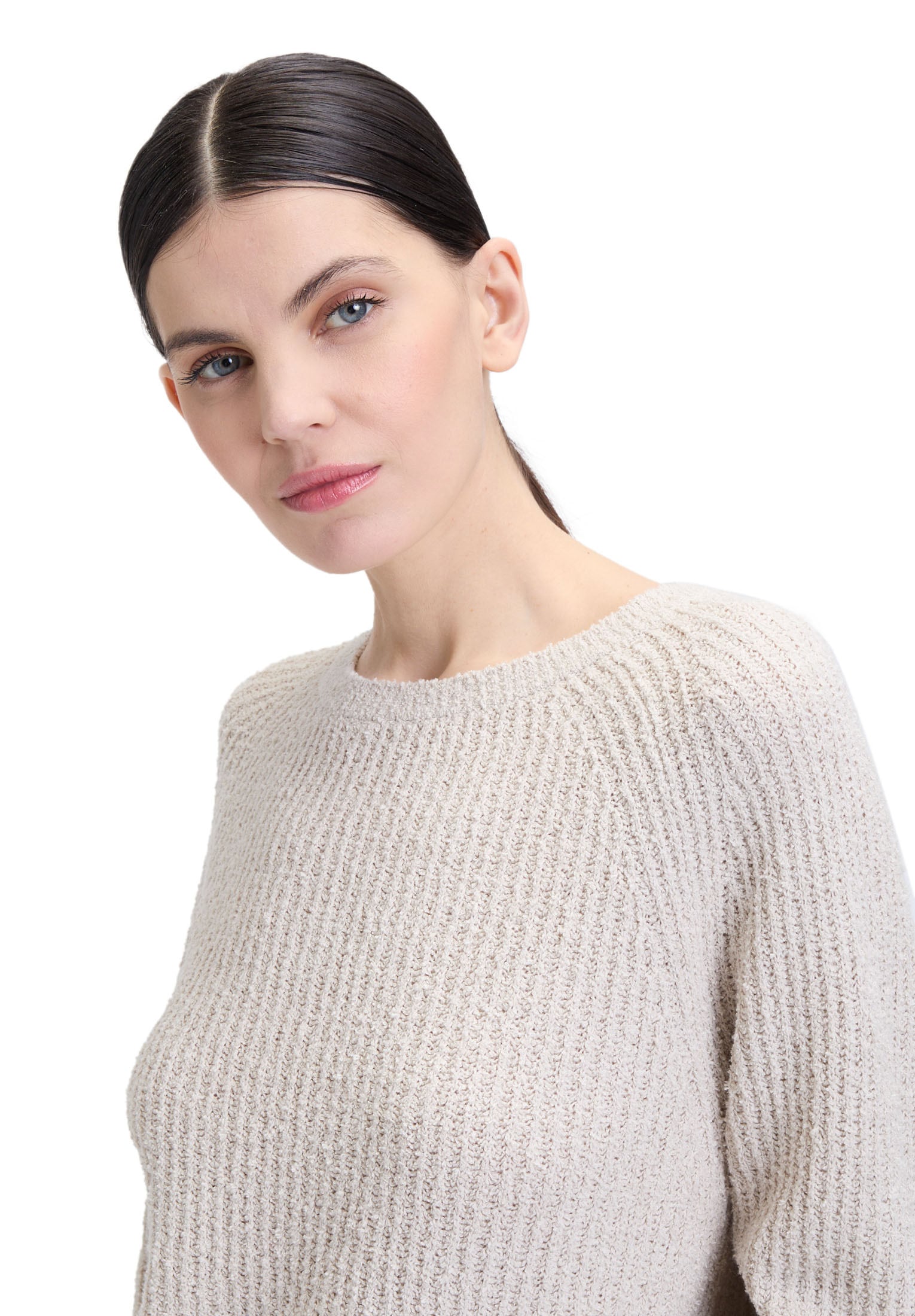 Cartoon Strickpullover »Strickpullover mit Rundhalsausschnitt«