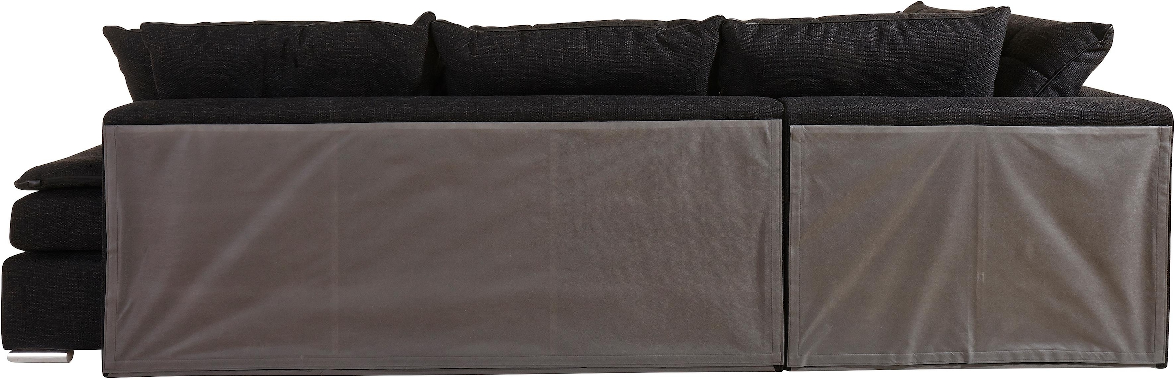 INOSIGN Ecksofa »Boxspringbett Night & Day L-Form mit Dauer-Schlaffunktion o. Armlehnen«, mit Boxspring-Bettfunktion 164x200 cm und Bettkasten, Dauerschläfer!