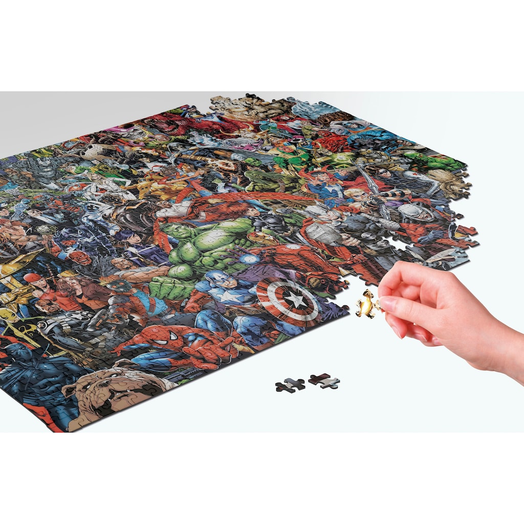 Clementoni® Puzzle »Impossible, Marvel Universe Compact, mit neuer Compact Box«