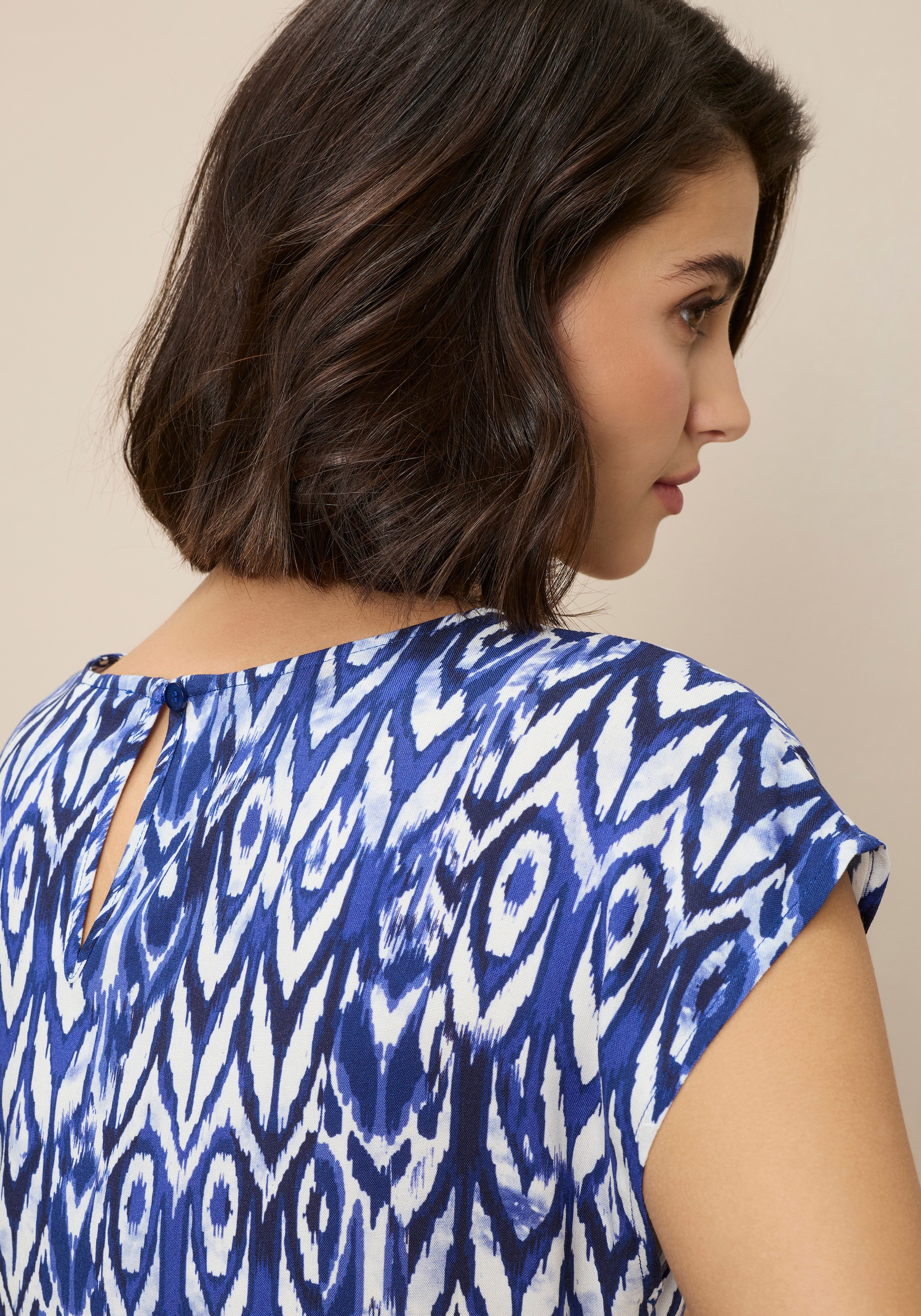 Tamaris Shirtbluse mit abgerundetem Saum