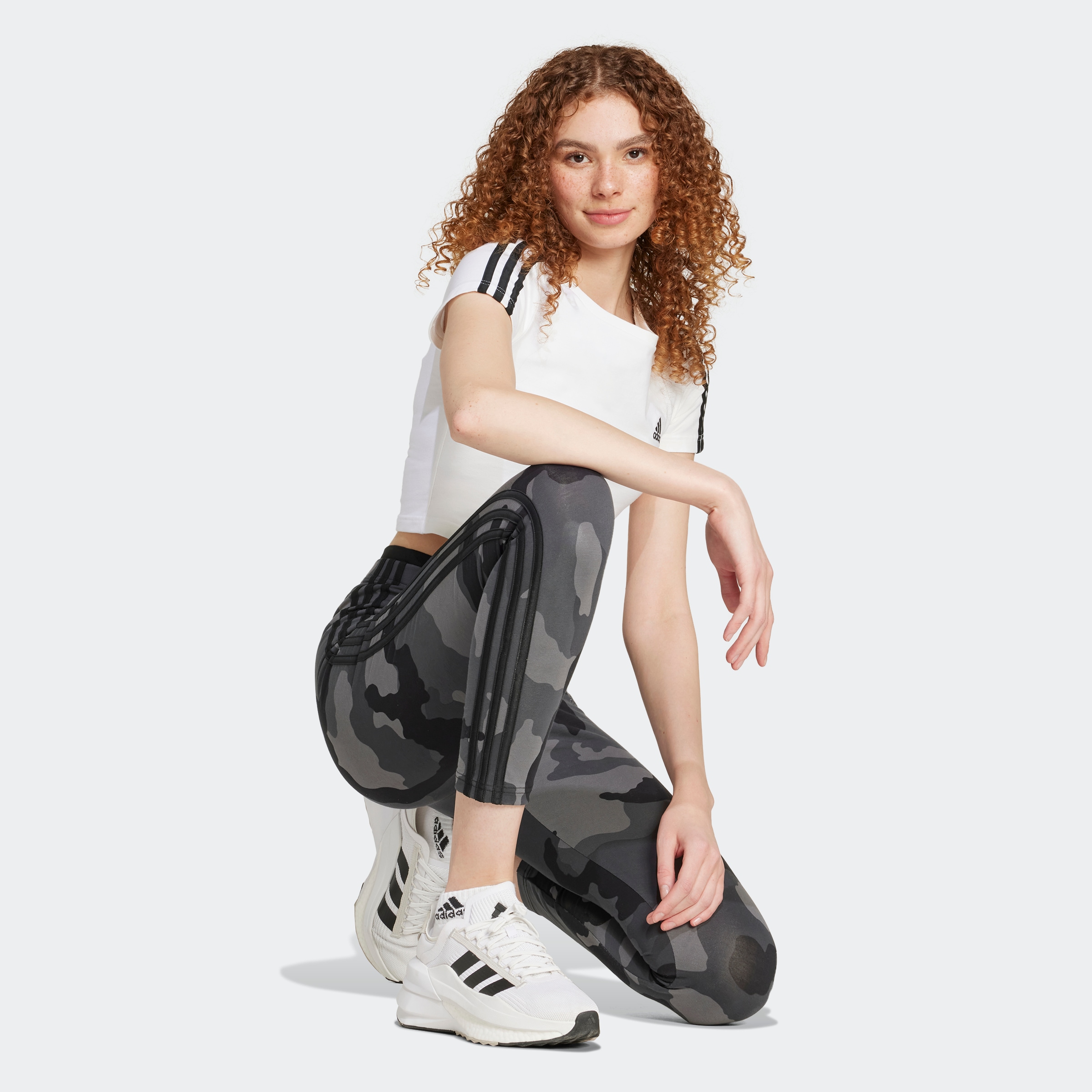 adidas Sportswear Leggings »W CAMO 3S LEG«, (1 tlg.)