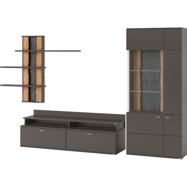 set one by Musterring Wohnwand »TACOMA«, (Set, 4 St.), Typ 55, mit  Wandregal bequem bestellen