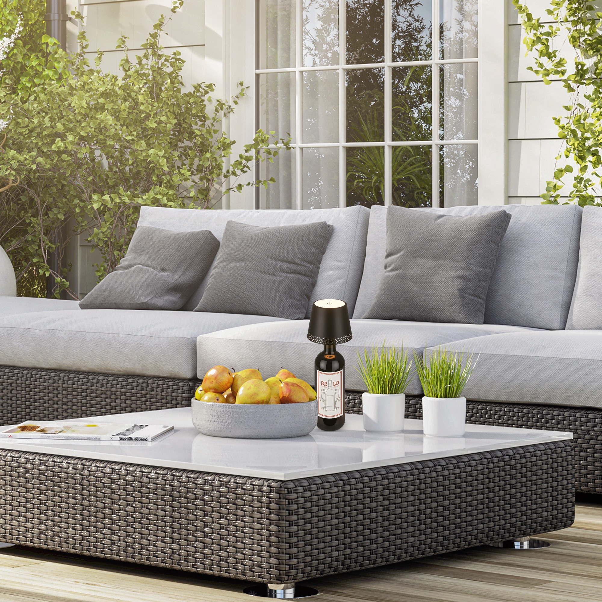 Briloner Leuchten Tischleuchte »Tischleuchte FLASKA«