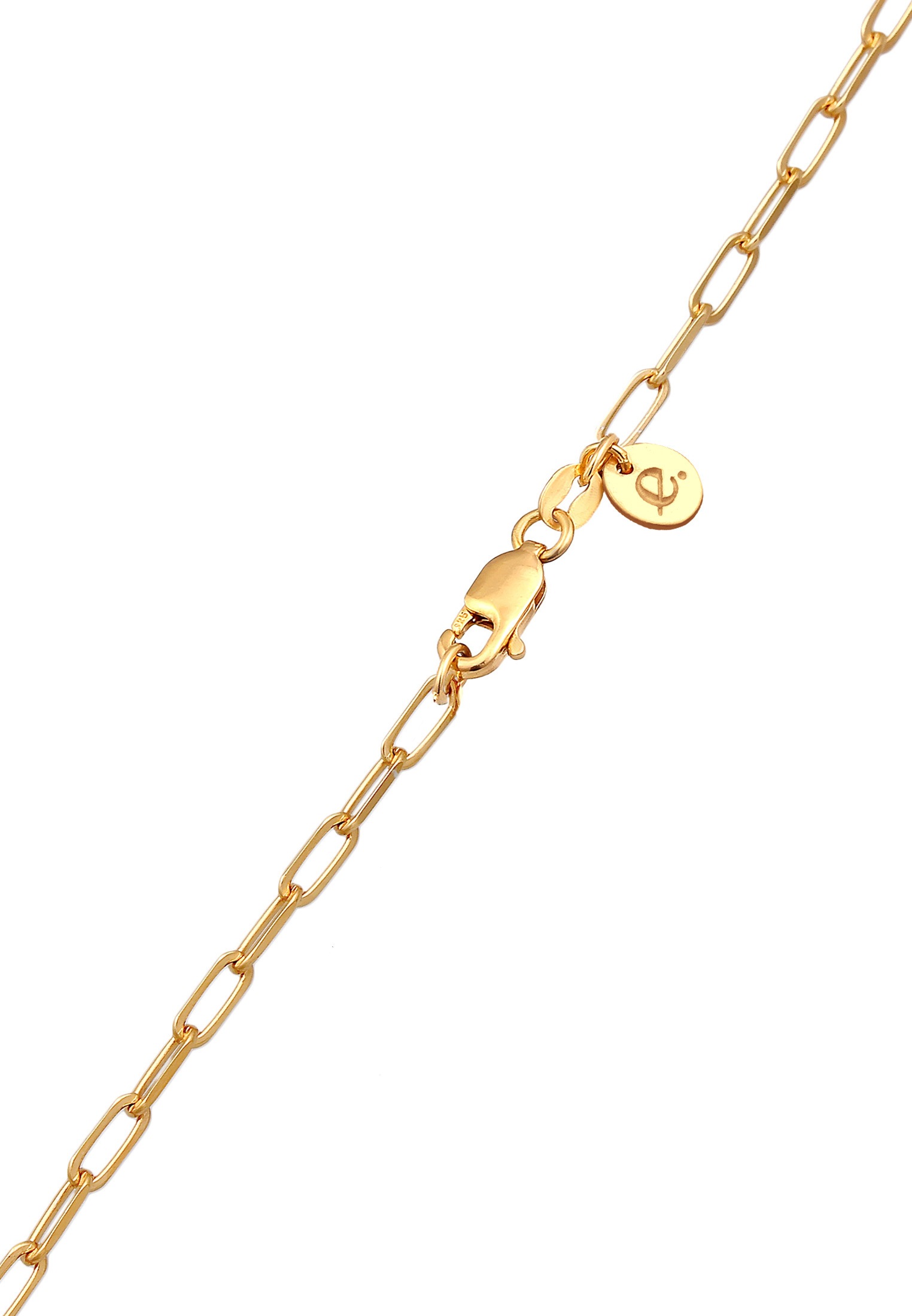 Elli Premium Silberkette »Halskette Tropfen Quarz Grün Gliederkette 925 Silber«