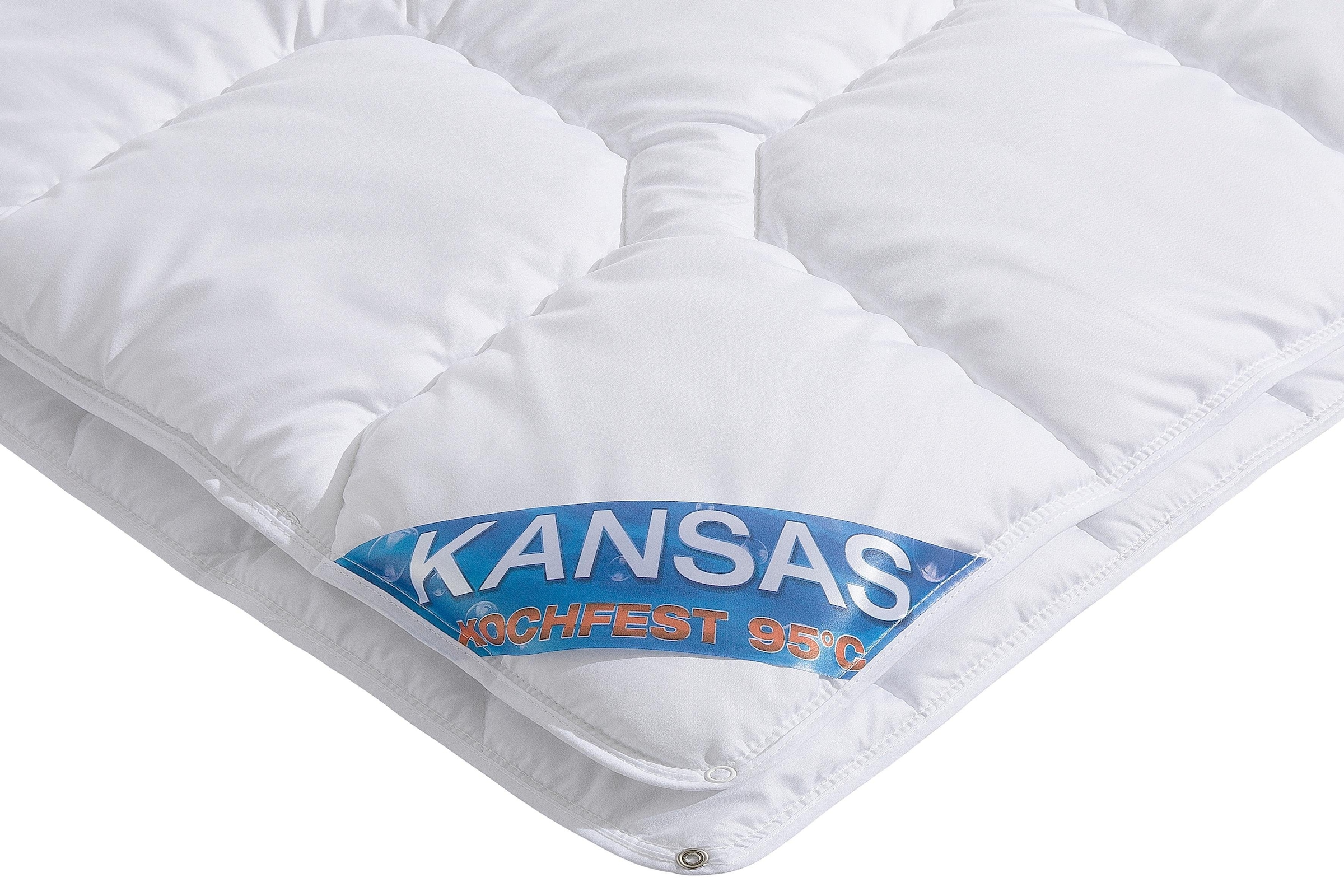 f.a.n. Schlafkomfort Microfaserbettdecke »Kansas«, oder Wärmeklasse 155x220 cm, 4-Jahreszeiten St.), Bettdecke 4-Jahreszeiten, (1 in 135x200