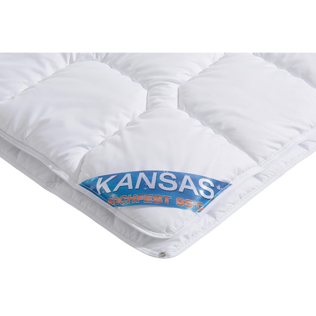 f.a.n. Schlafkomfort Microfaserbettdecke »Kansas«, 4-Jahreszeiten, (1 St.),  Bettdecke in 135x200 oder 155x220 cm, Wärmeklasse 4-Jahreszeiten