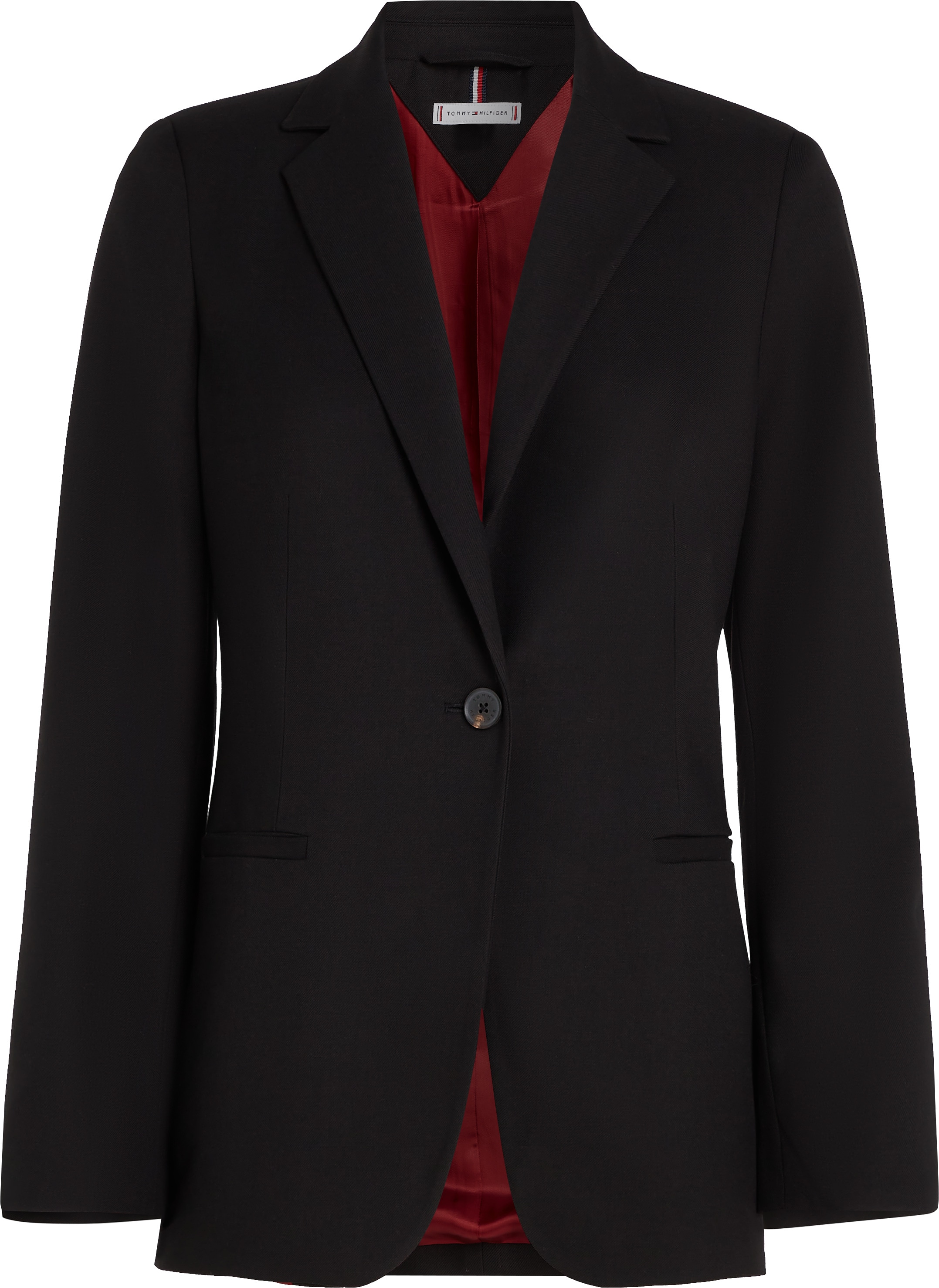 Tommy Hilfiger Longblazer »SMD CORE REGULAR SB BLAZER«, mit Logostickerei