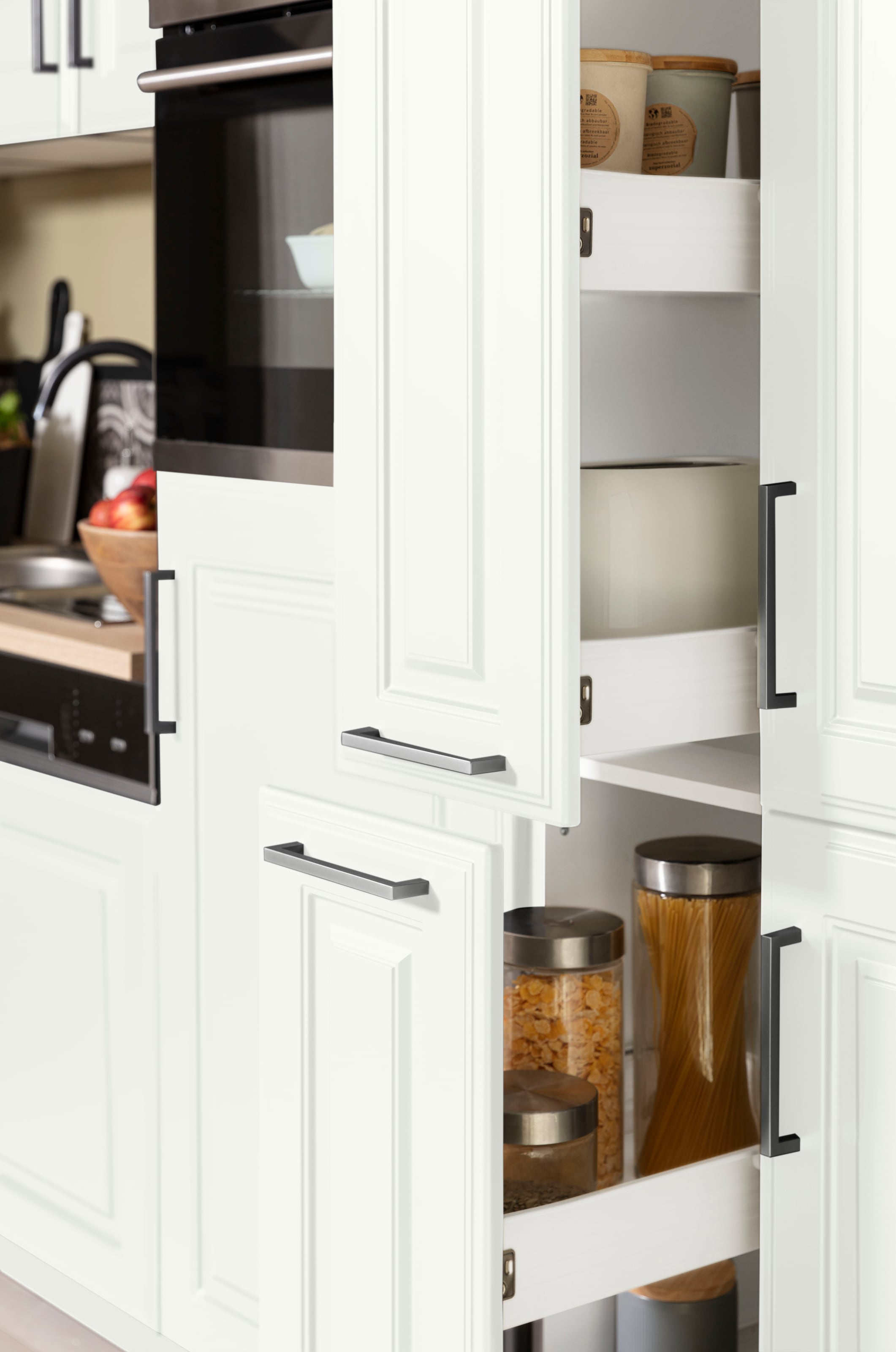 KOCHSTATION Winkelküche »KS-Stockholm«, Stellbreite 260/170 cm, mit E-Geräten, MDF Frontenl